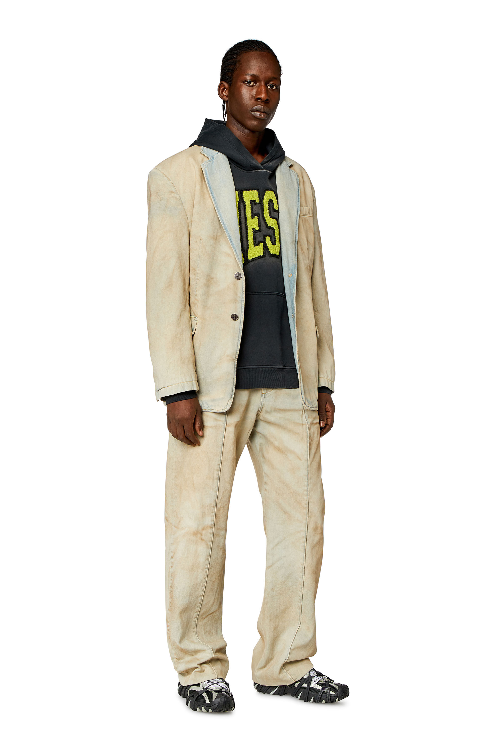 Diesel - Relaxed Jeans D-Chino-Work 0JGAS Hombre, Azul Claro - 1