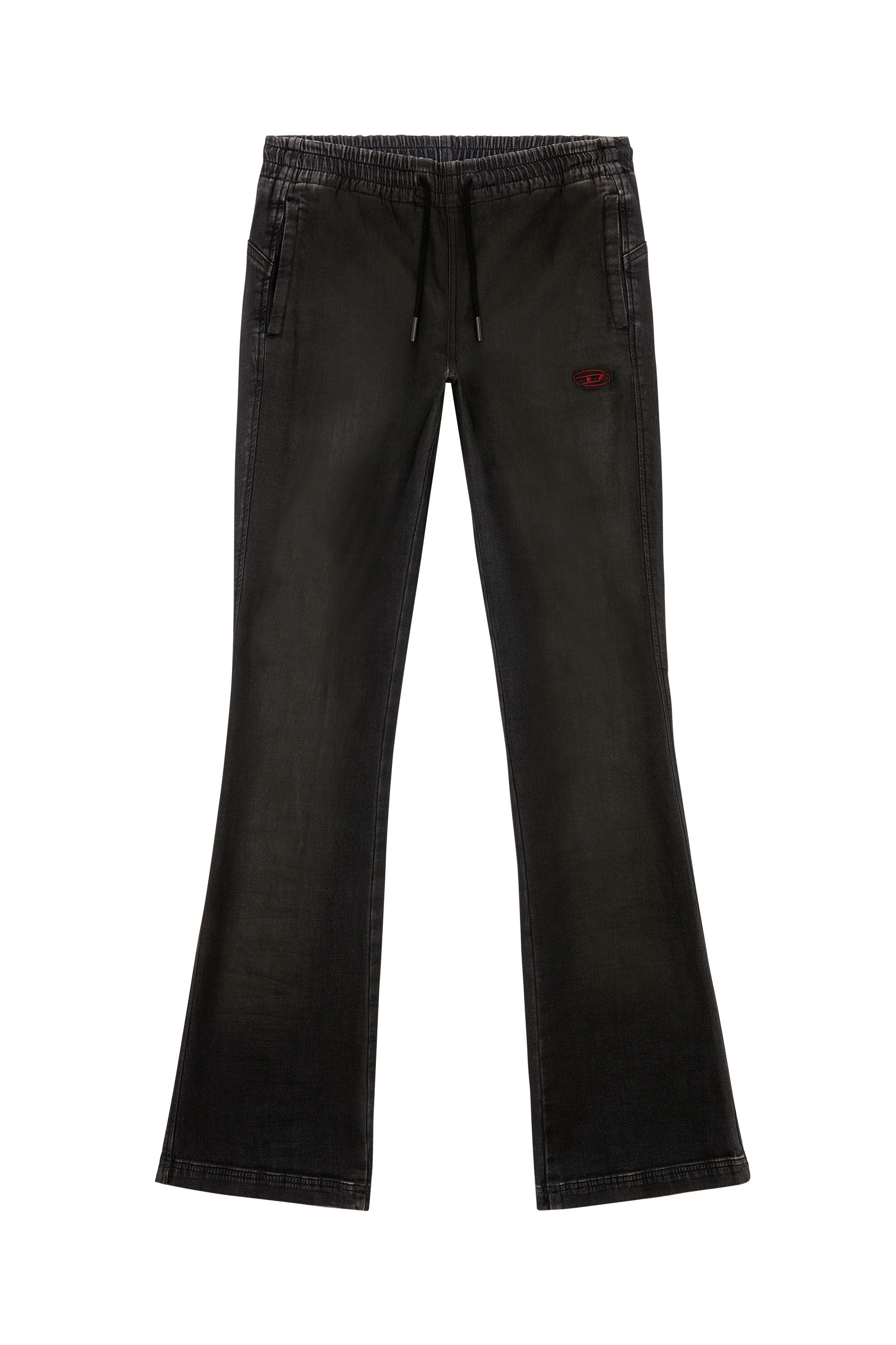 Diesel - Bootcut and Flare 2069 D-Ebbey Joggjeans® 068HU, Negro/Gris oscuro - Image 2