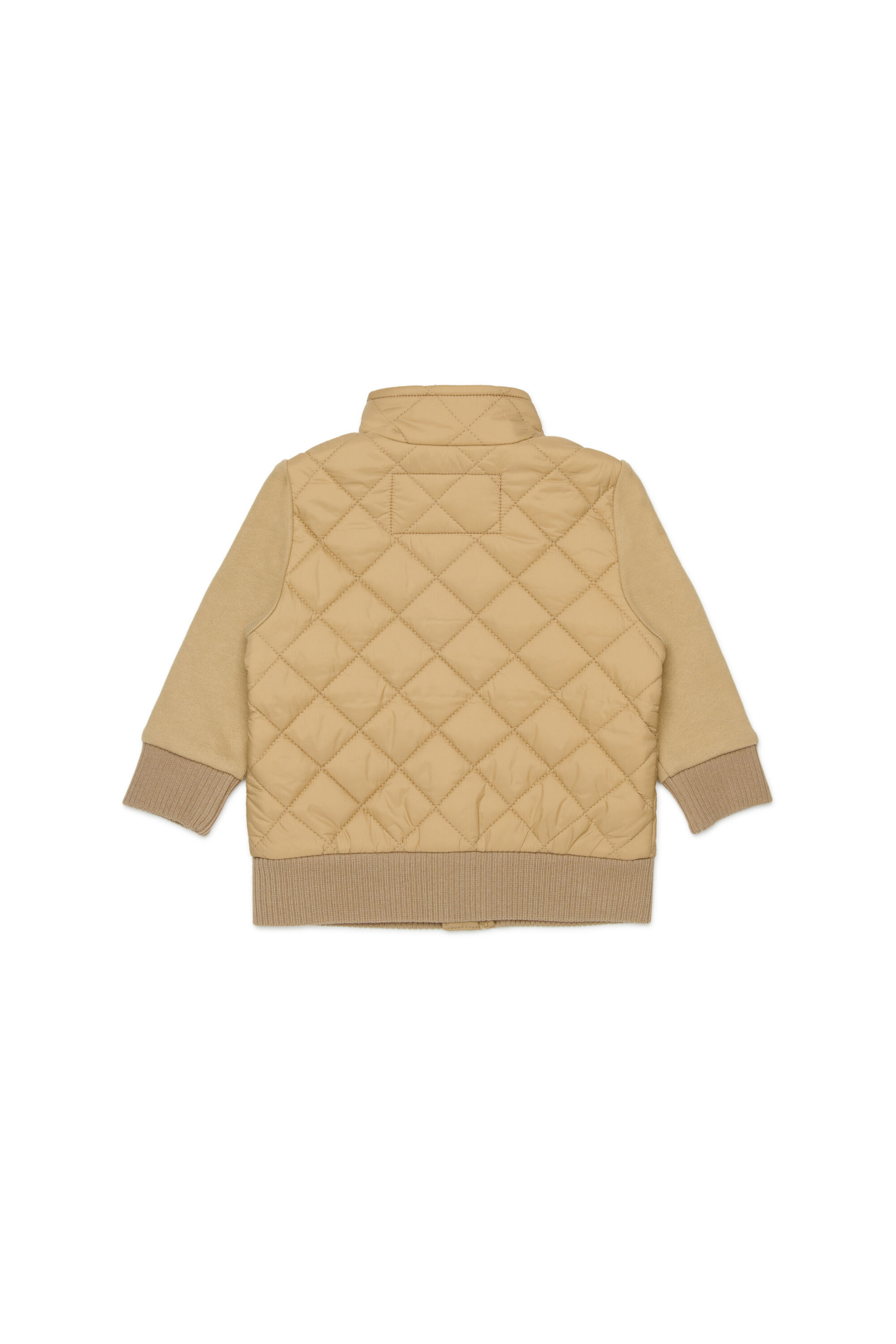 Diesel - SMONTB, Chaqueta acolchada de nailon con mangas de algod&oacute;n Unisex in Marr&oacute;n - 2