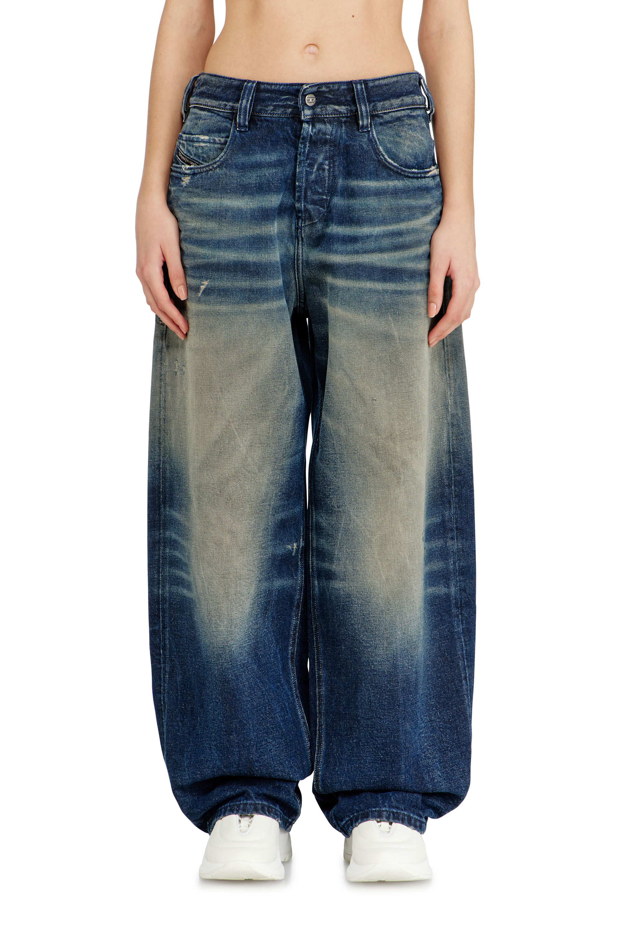 Diesel - Relaxed Jeans 1997 D-Enim-M 007DQ Unisex, Azul Oscuro - 6