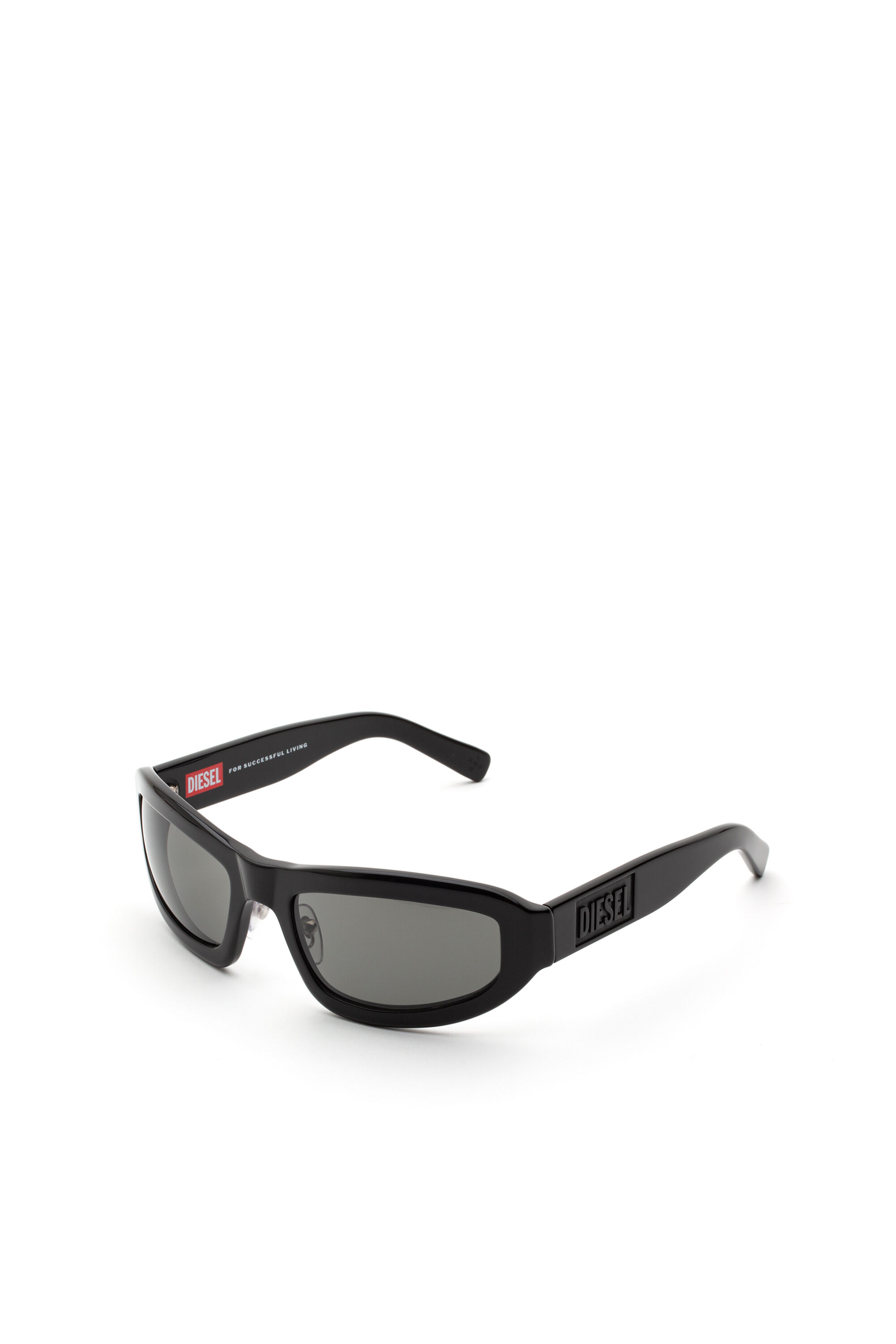 Diesel - DM0363, Gafas de sol minimalistas y para el día a día Unisex in Negro - 2