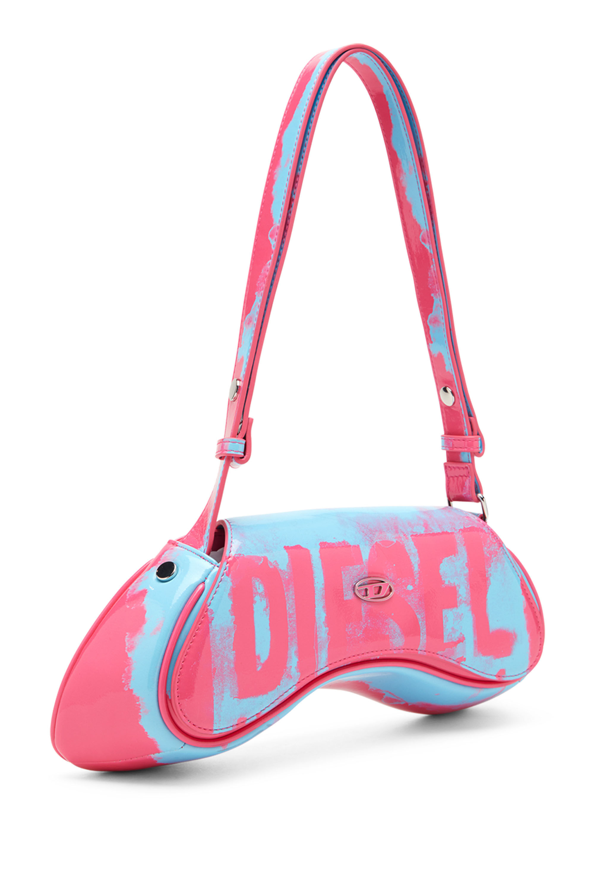 Diesel - PLAY CROSSBODY, Rosa/Azul marino - Image 2