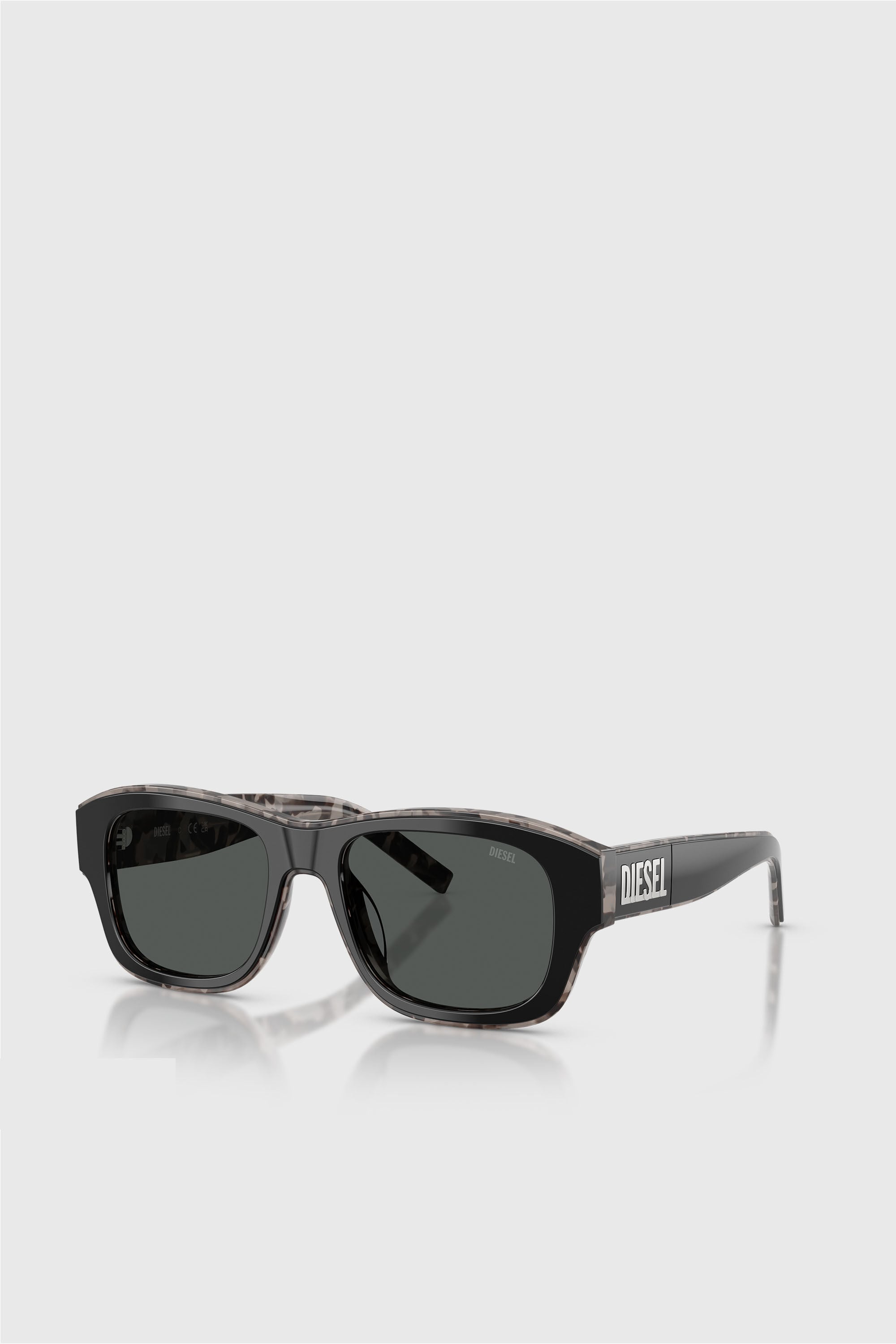 Diesel - 0DL2020U, Gafas de sol rectangulares Unisex in Negro - 2