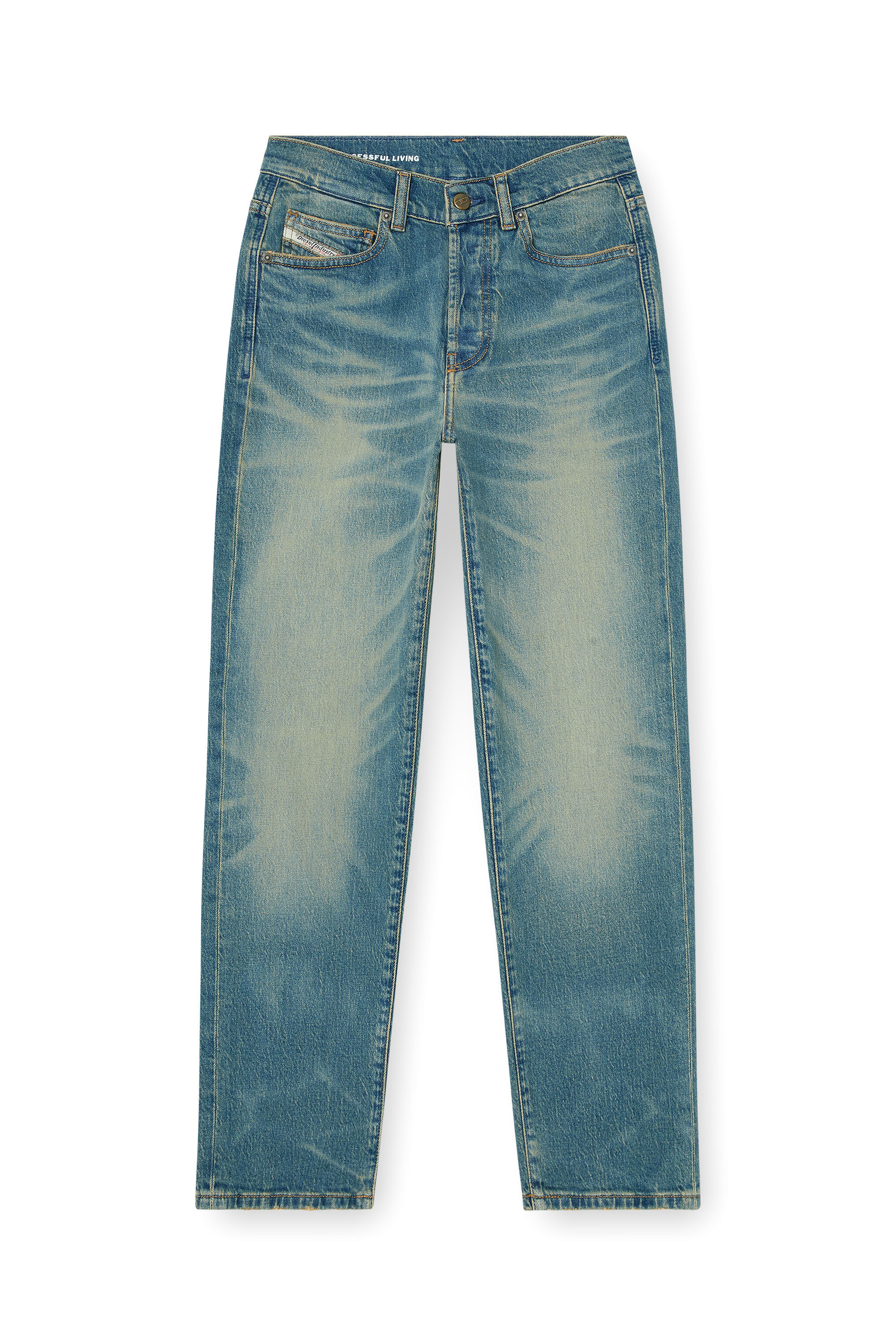 Diesel - Regular Jeans 1981 D-Went 0KBBP Mujer, Azul medio - 6