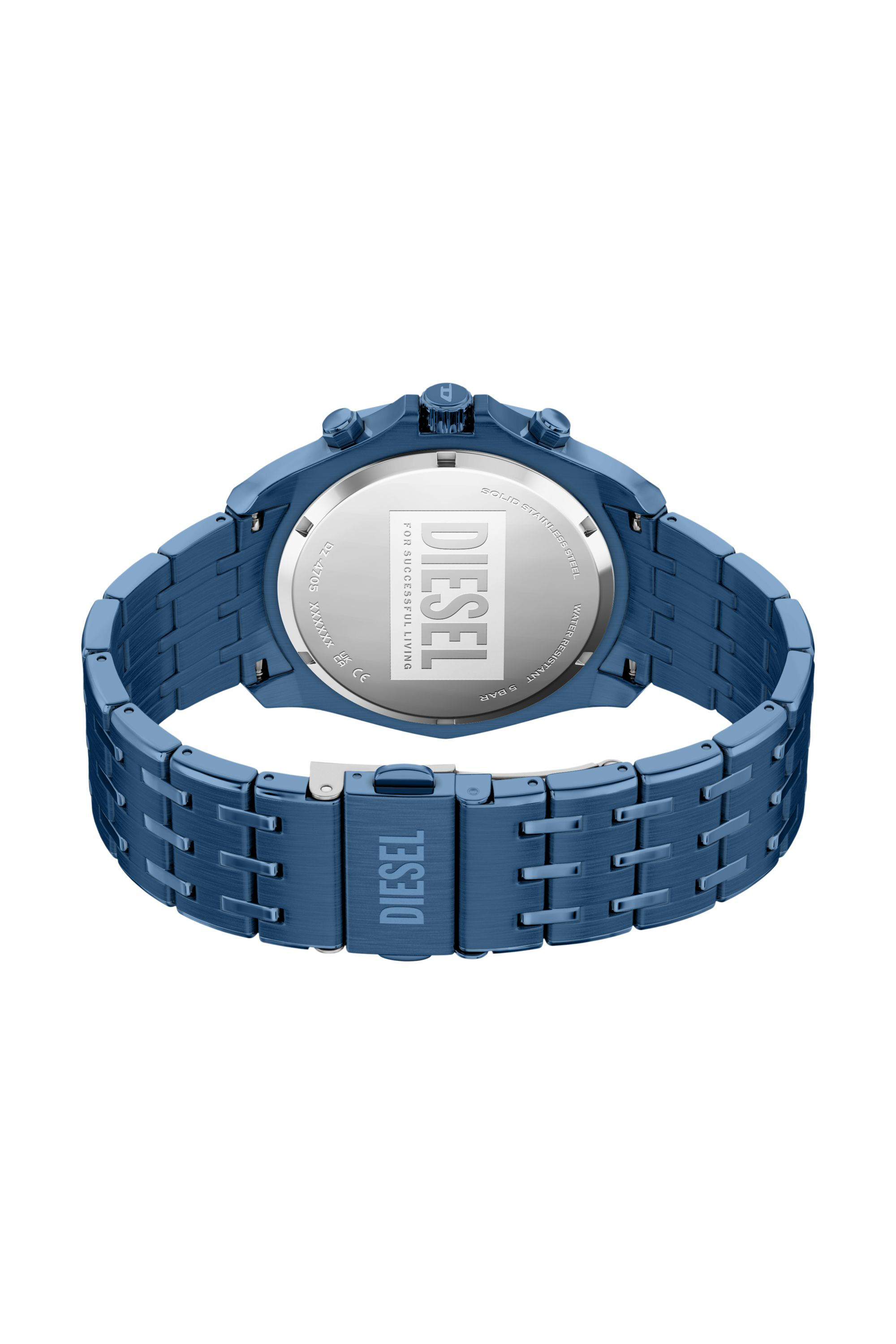 Diesel - DZ4705 WATCH, Reloj Stinger de acero inoxidable azul Hombre in Azul marino - 5
