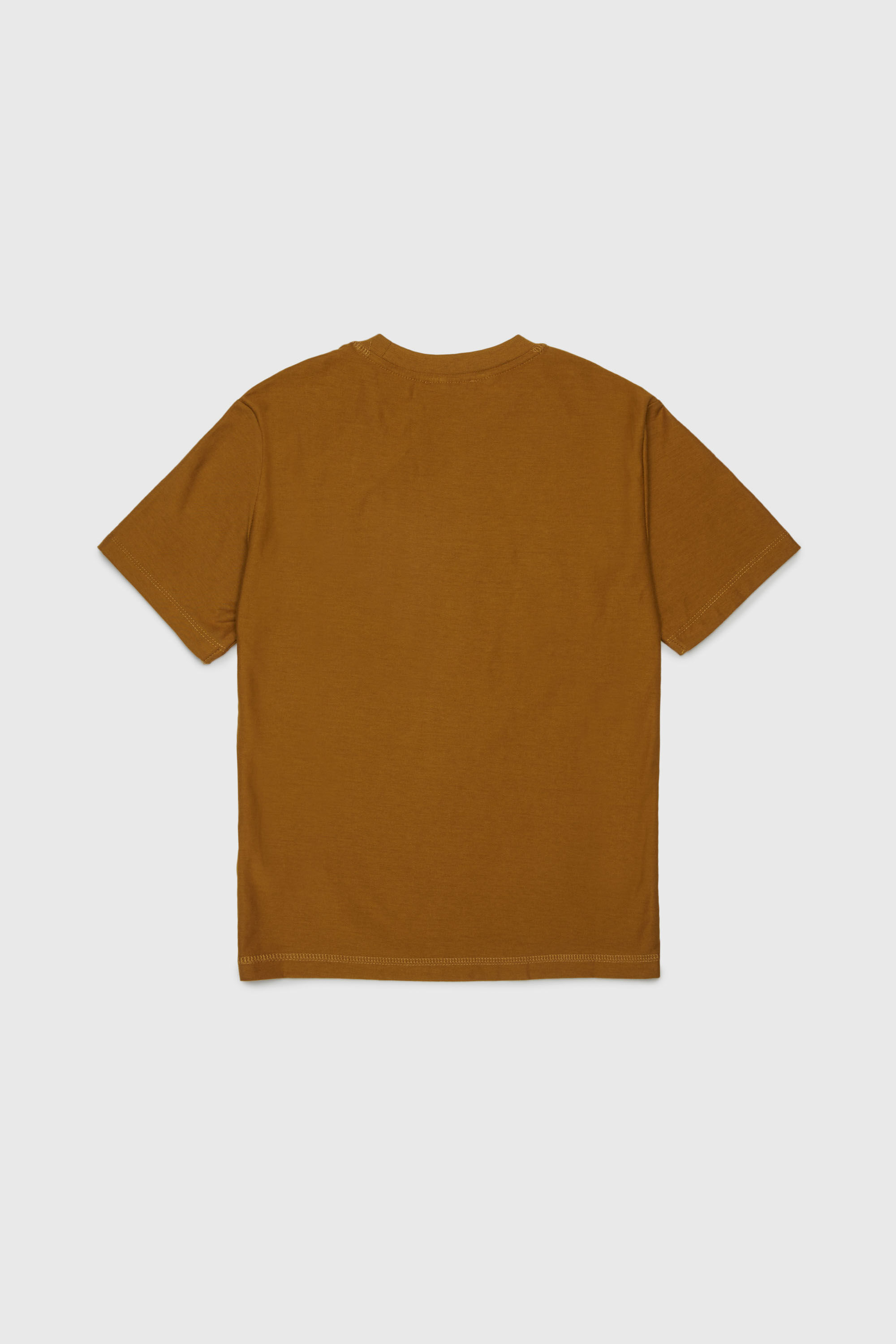 Diesel - TFRIT OVER, Camiseta con logo Oval D y efecto jaspeado Hombre in Marr&oacute;n - 2