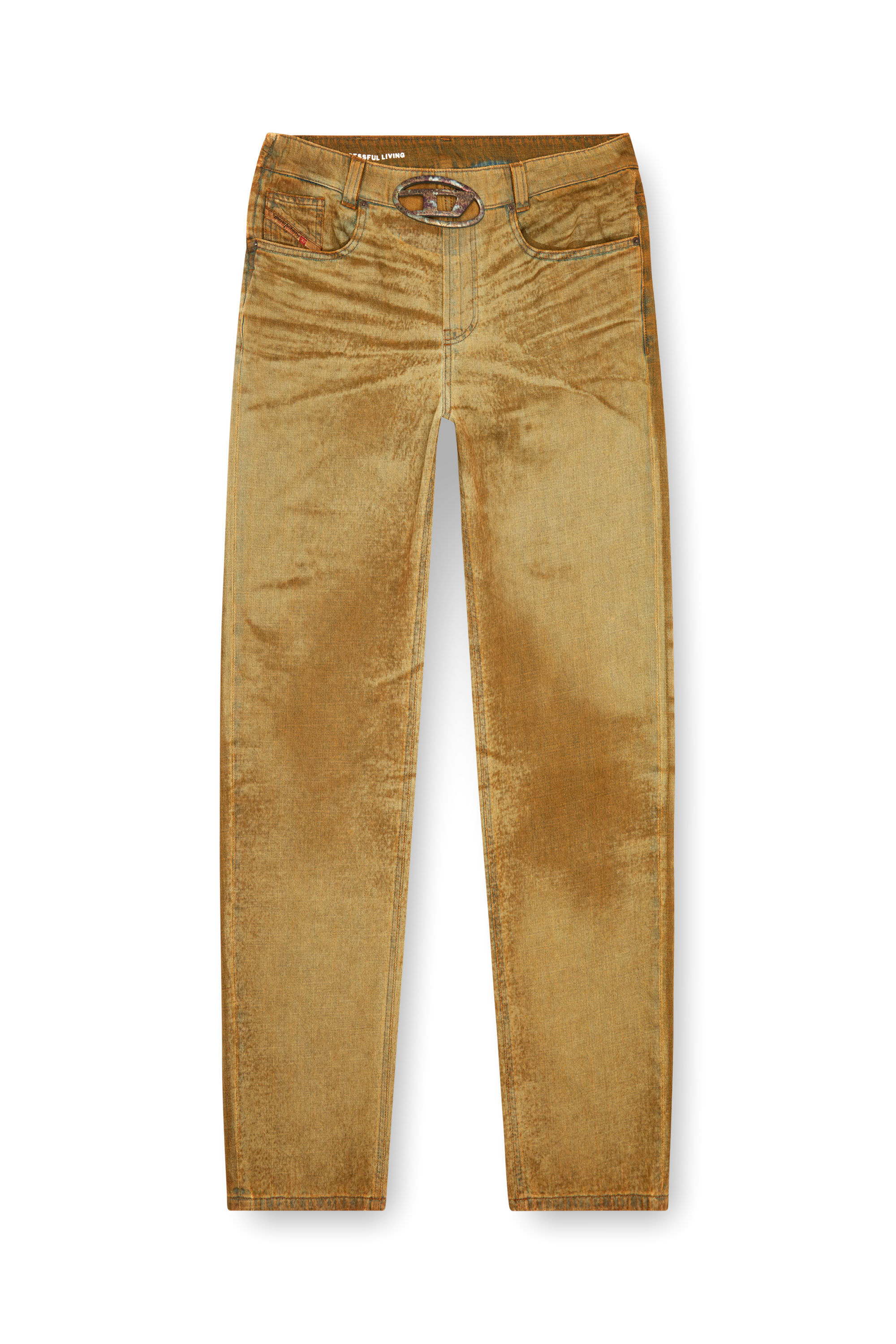 Diesel - Straight Jeans 2010 D-Macs 0AJET Hombre, Marrón Claro - 2