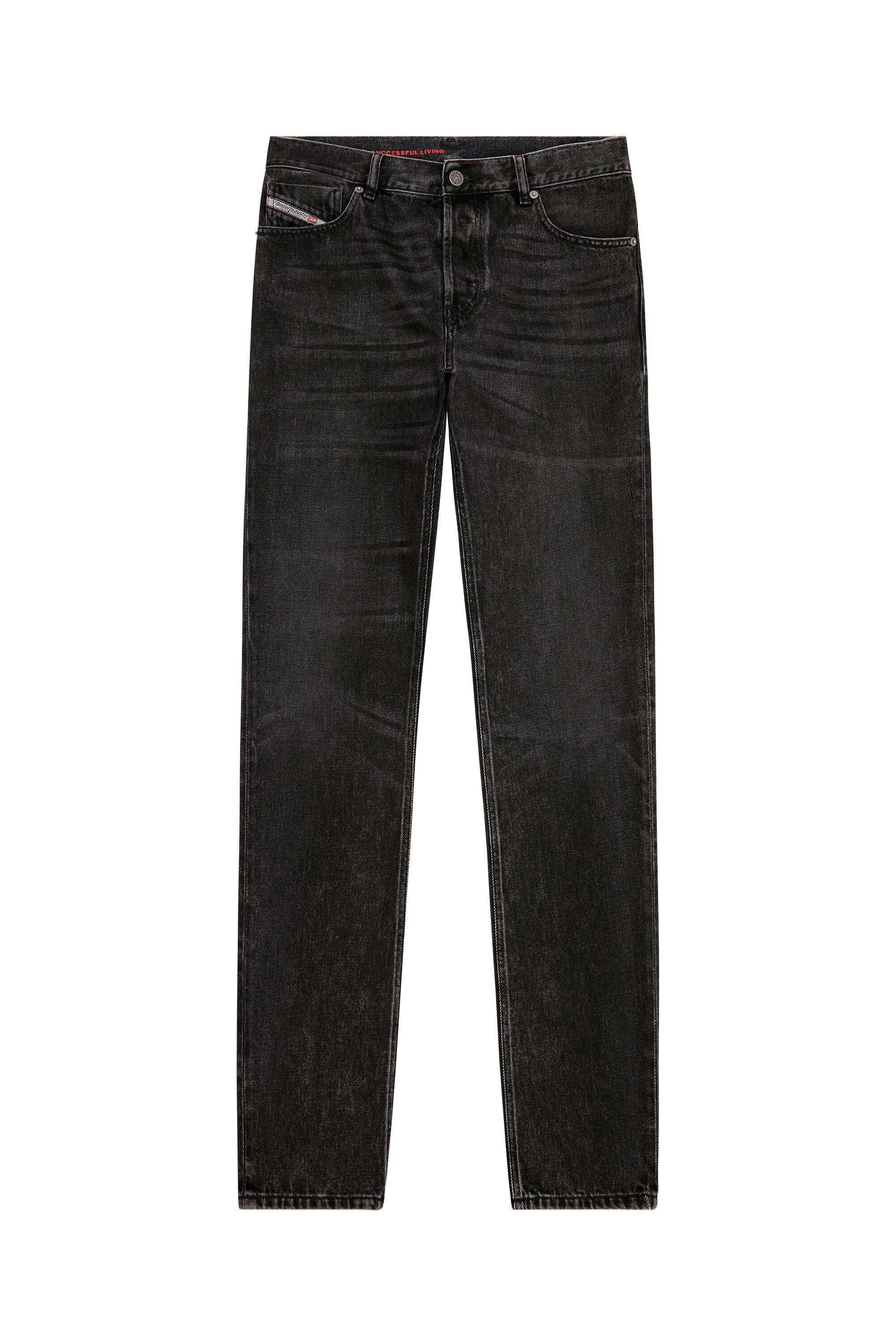 Diesel - 1995 D-Sark 09B88 Straight Jeans, Negro/Gris oscuro - Image 2