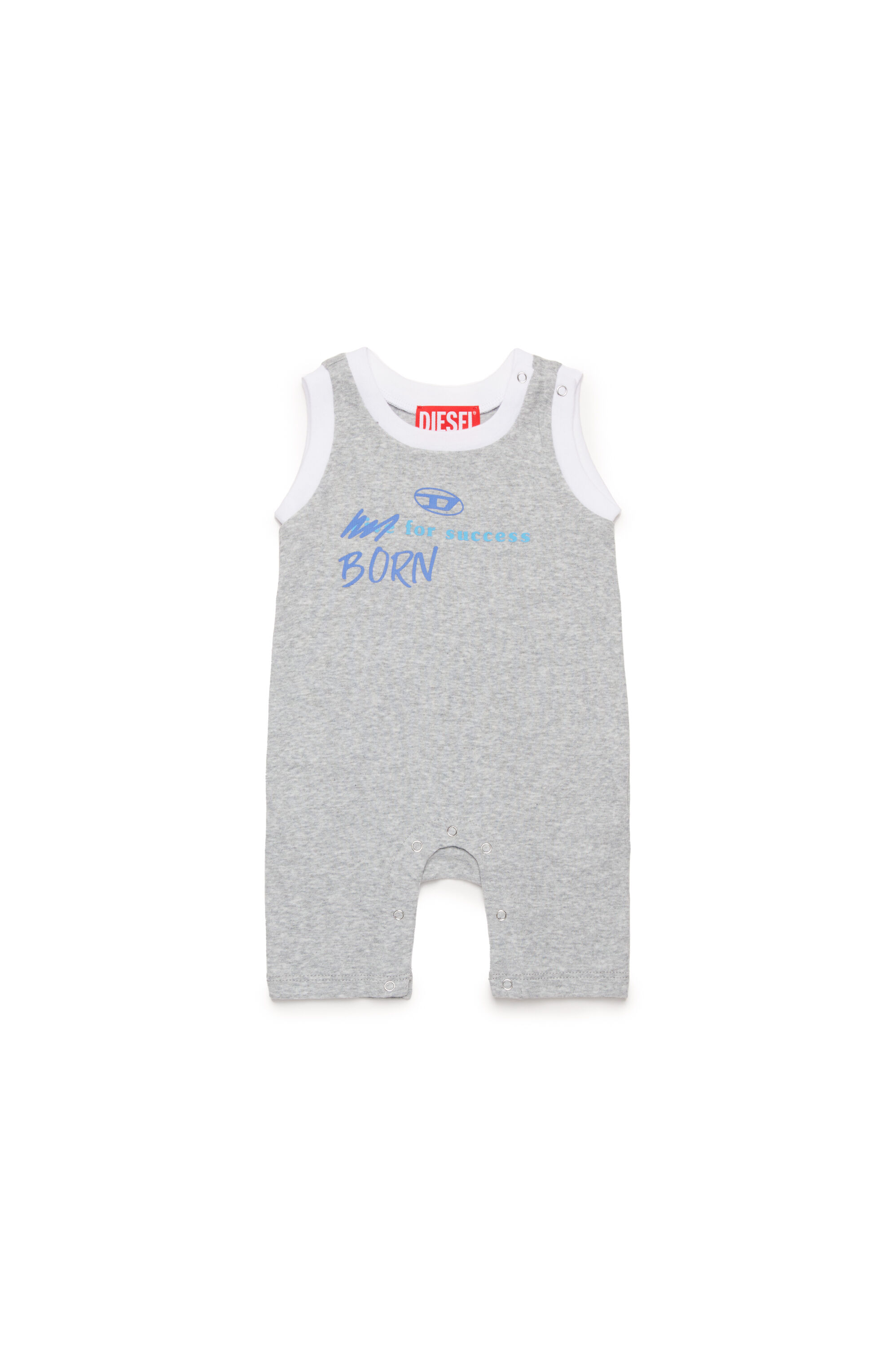 Diesel - JURBIT-NB, Mono para recién nacidos Born For Success Unisex in Gris - 1