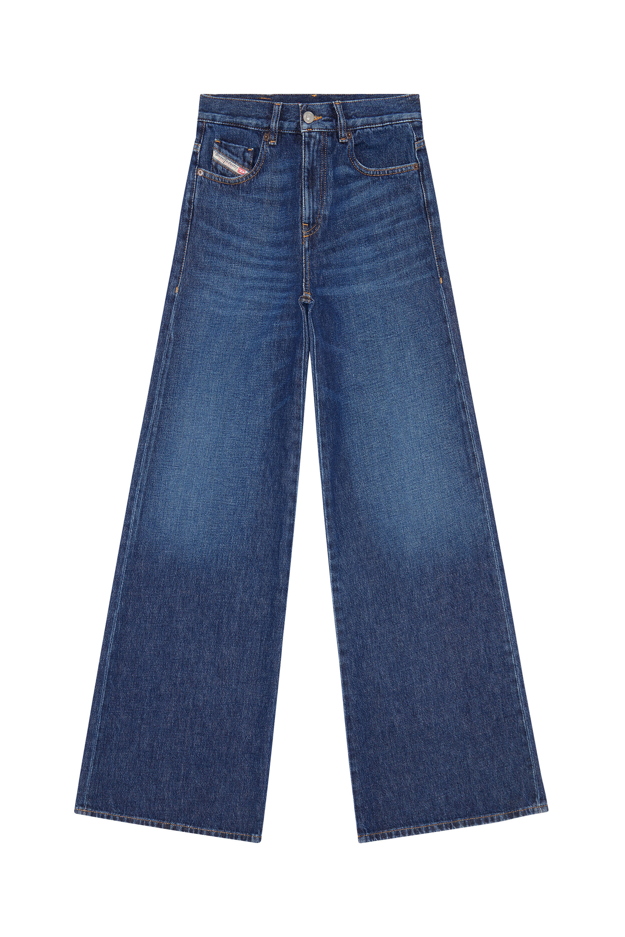 Diesel - 1978 D-Akemi 09C03 Bootcut and Flare Jeans, Azul Oscuro - Image 2