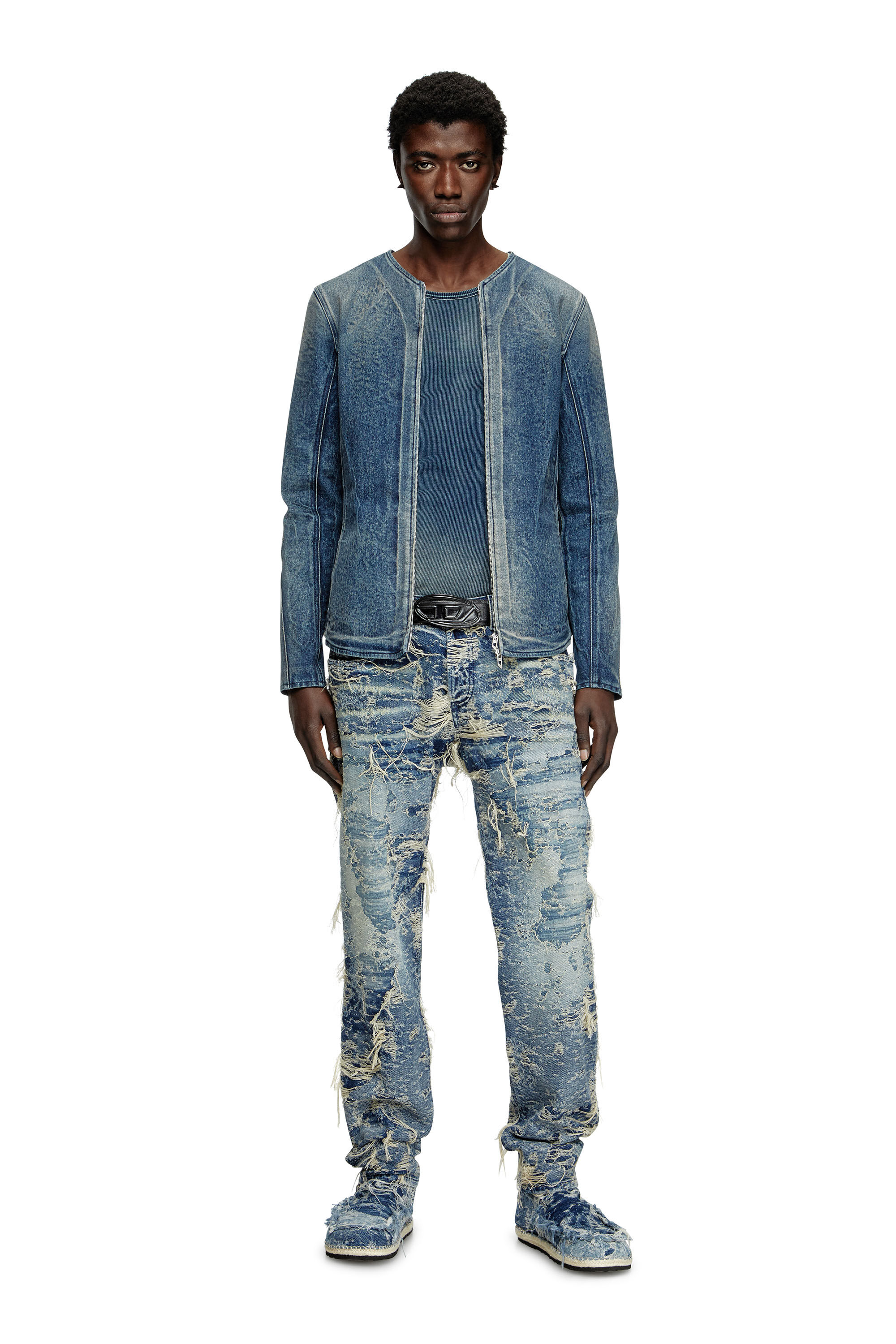 Diesel - Regular Jeans 2023 D-Finitive 09M04 Hombre, Azul medio - 1