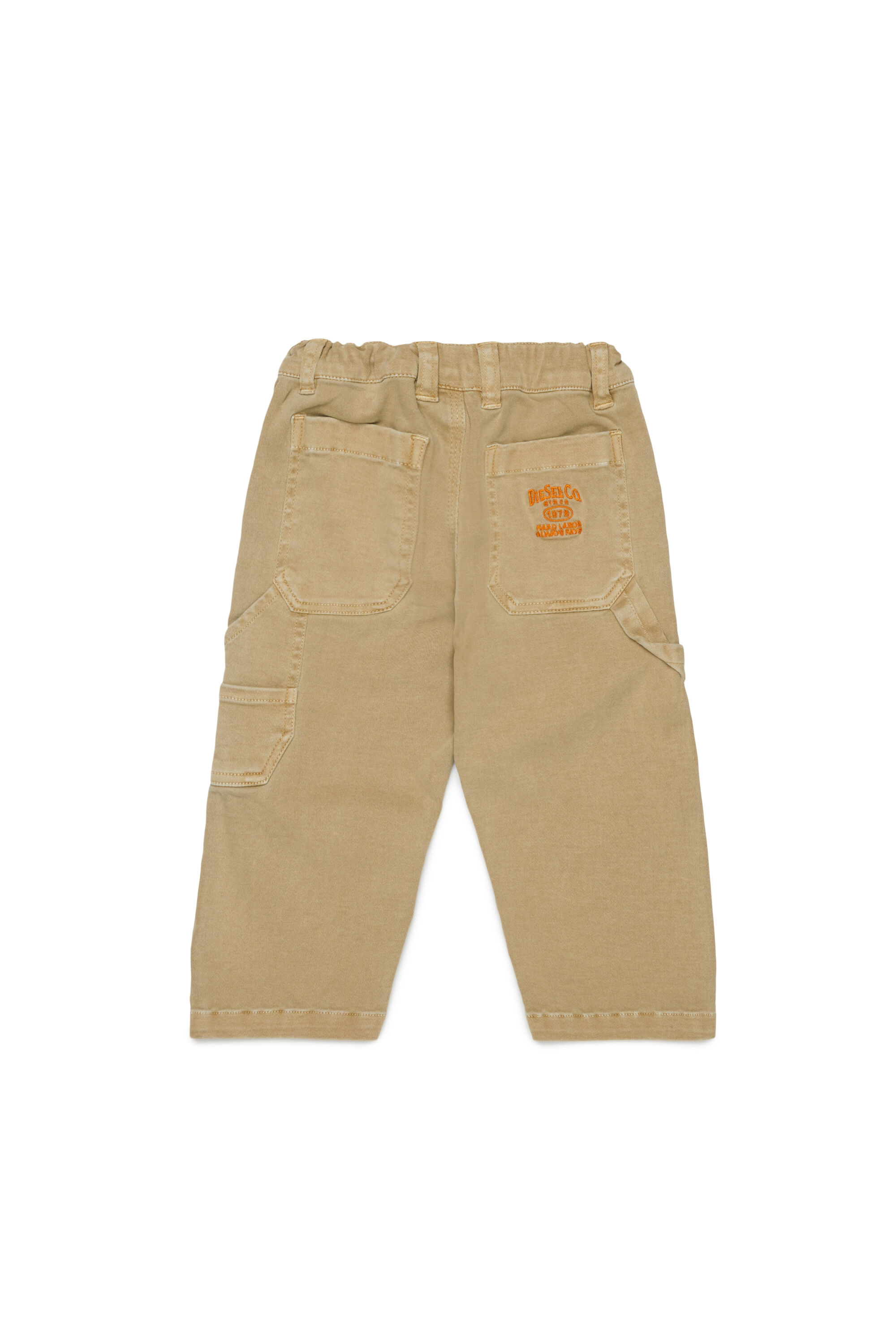 Diesel - PELINIB, Pantal&oacute;n estilo workwear en algod&oacute;n stretch Hombre in Marr&oacute;n - 2