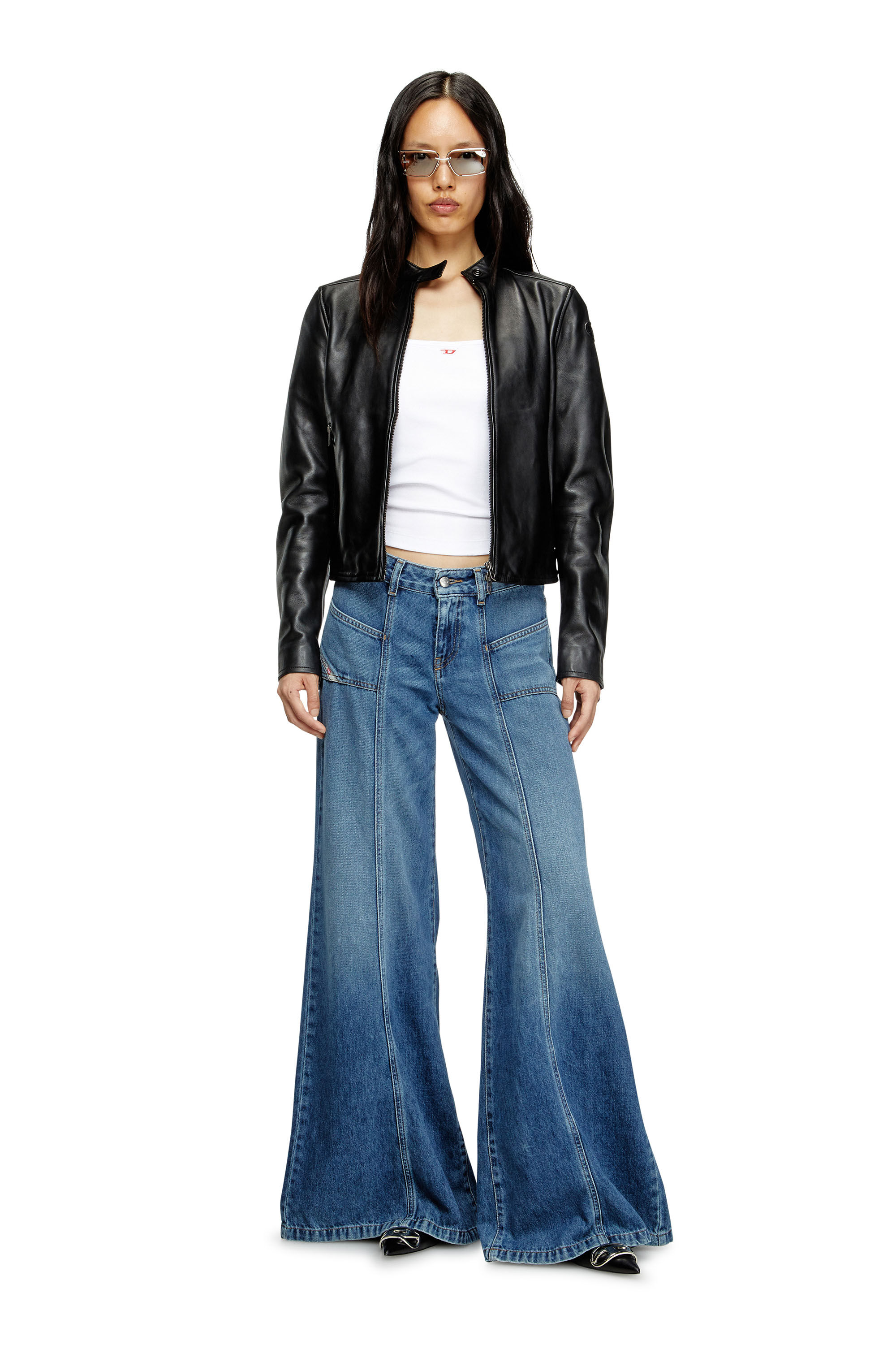 Vaqueros Mujer Flare | Azul medio | Diesel D-Akii