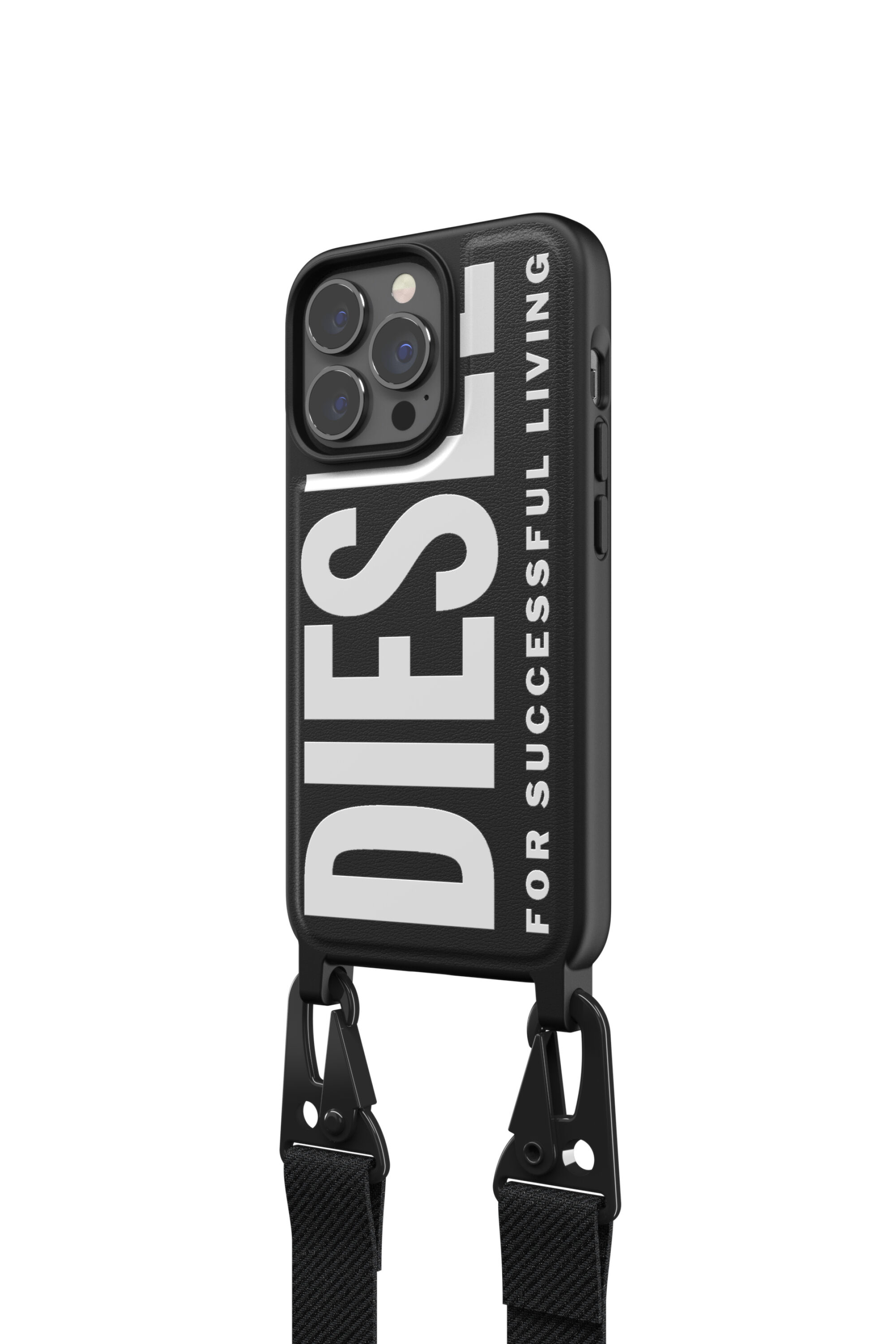 Diesel - 47169 NECKLACE CASE, Funda colgante por iPhone 13/13 Pro Unisex in Negro - 4