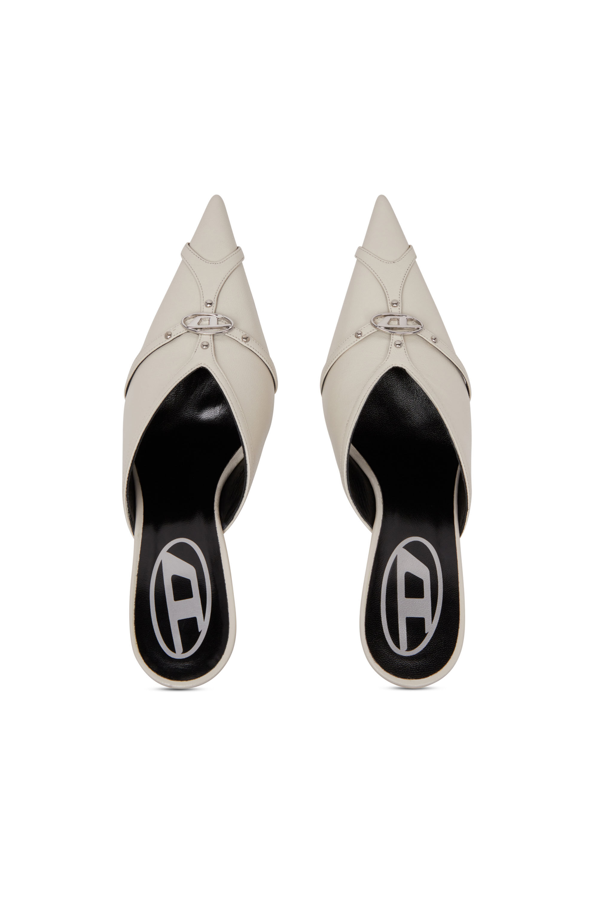 Diesel - D-ELECTRA ML, D-Electra ML - Zapatos destalonados con tac&oacute;n y parte superior con armaz&oacute;n Mujer in ToBeDefined - 5