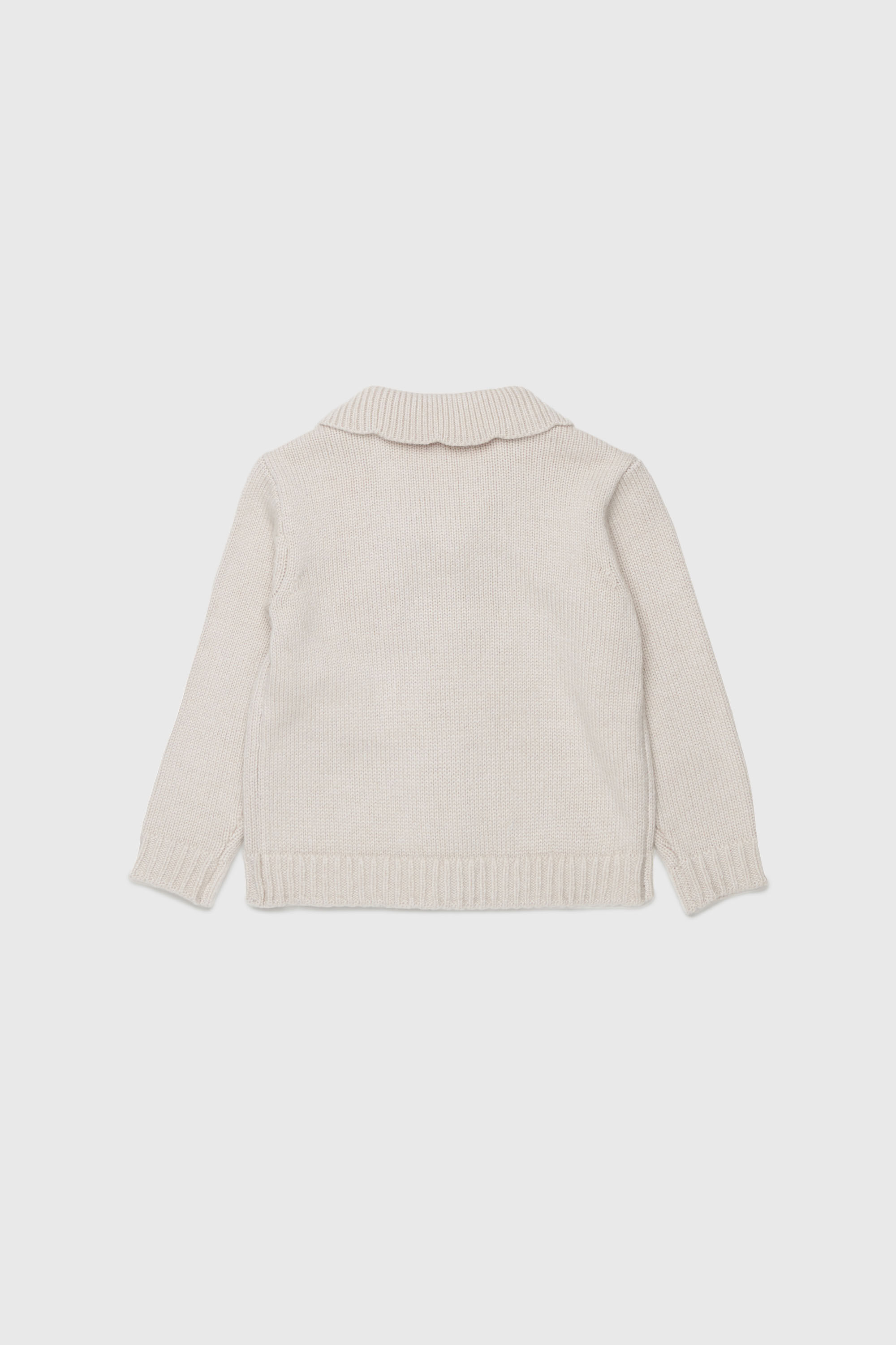 Diesel - KSCALOB, C&aacute;rdigan enriquecido con cashmere y cuello festoneado Mujer in Blanco - 2