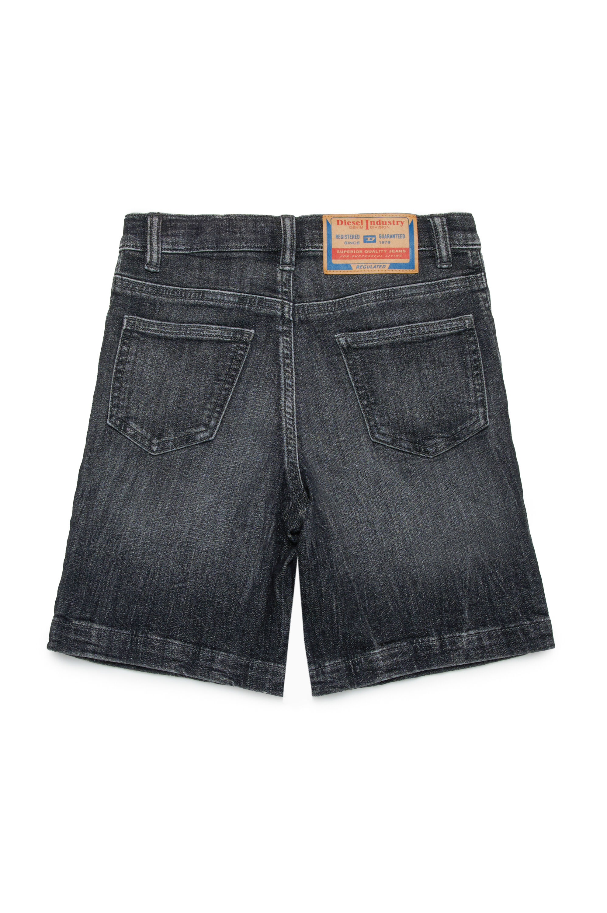 Diesel - D-MACS-SH-J JJJ, Bermuda JoggJeans con roturas Hombre in Negro - 2