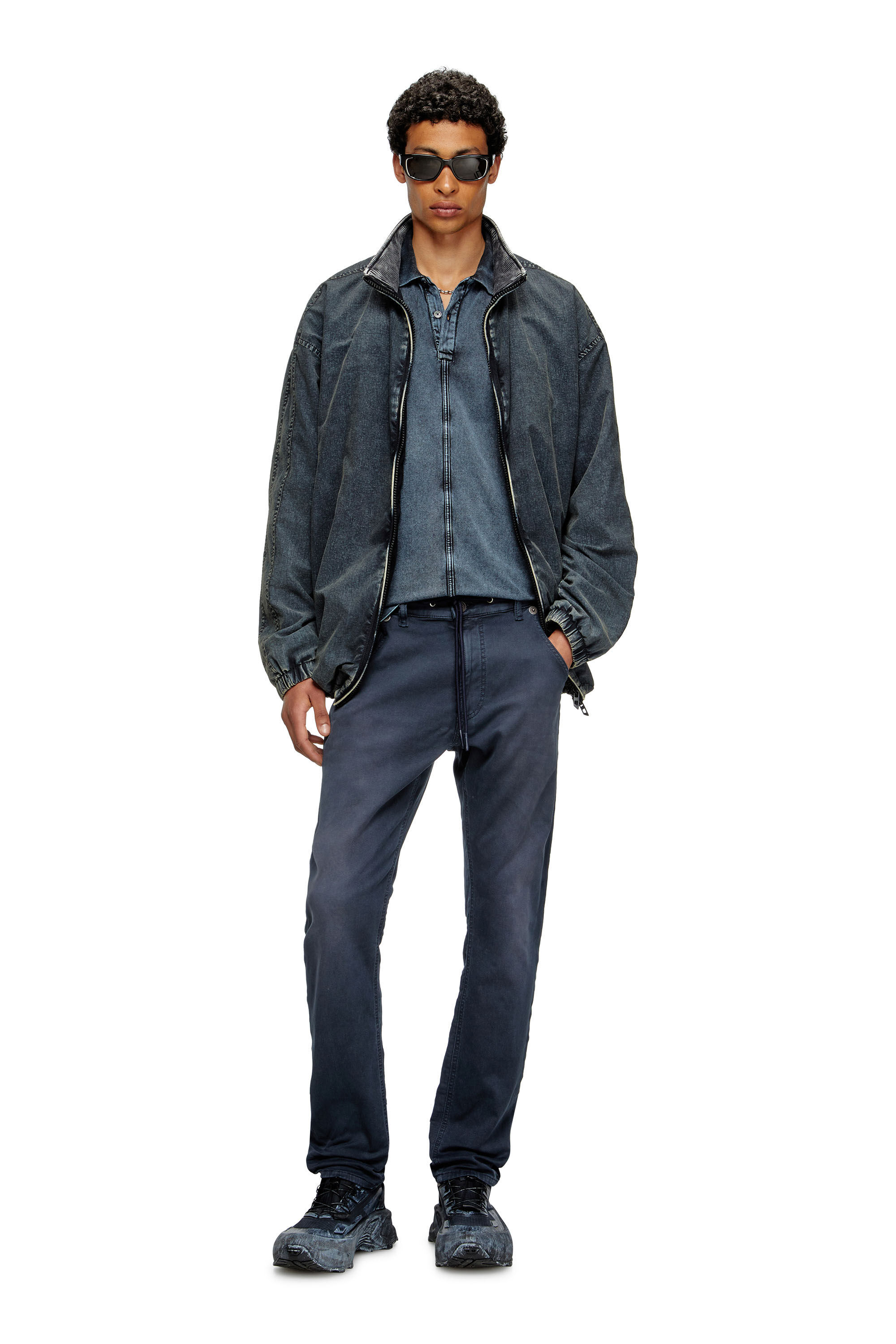 Diesel - Regular 2030 D-Krooley Joggjeans® 0670M Hombre, Azul Oscuro - 1