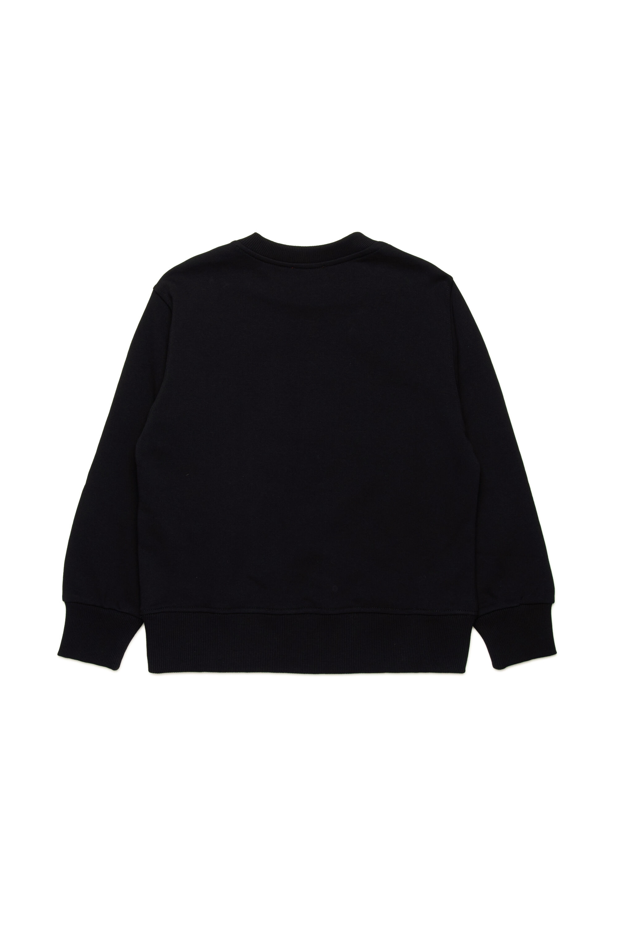 Diesel - SGINNL8 OVER, Man's Sweatshirt with smudged logo in Black/Red - 2