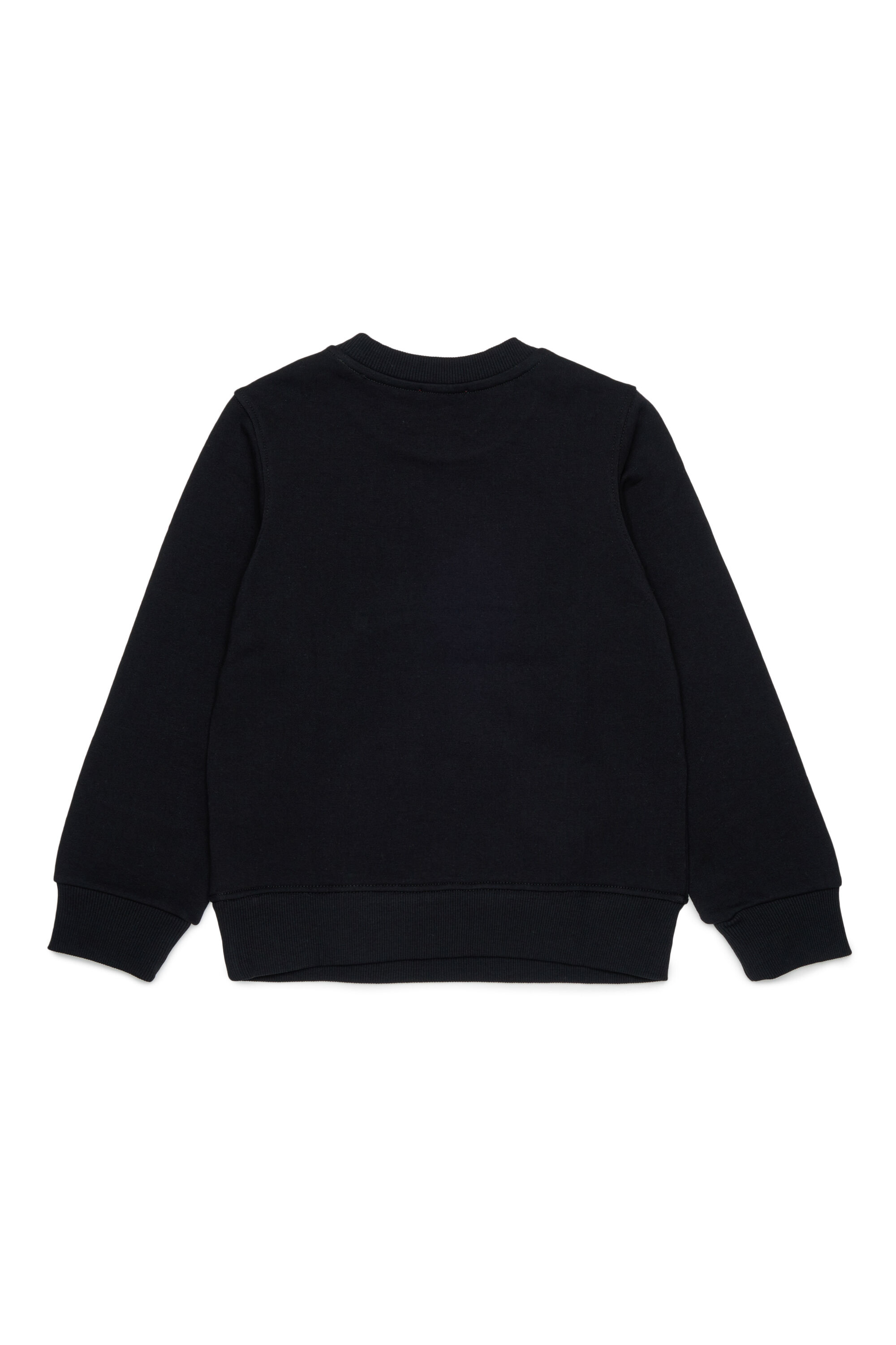 Diesel - SLOMIX, Sudadera con logo efecto desgastado Hombre in Negro - 2