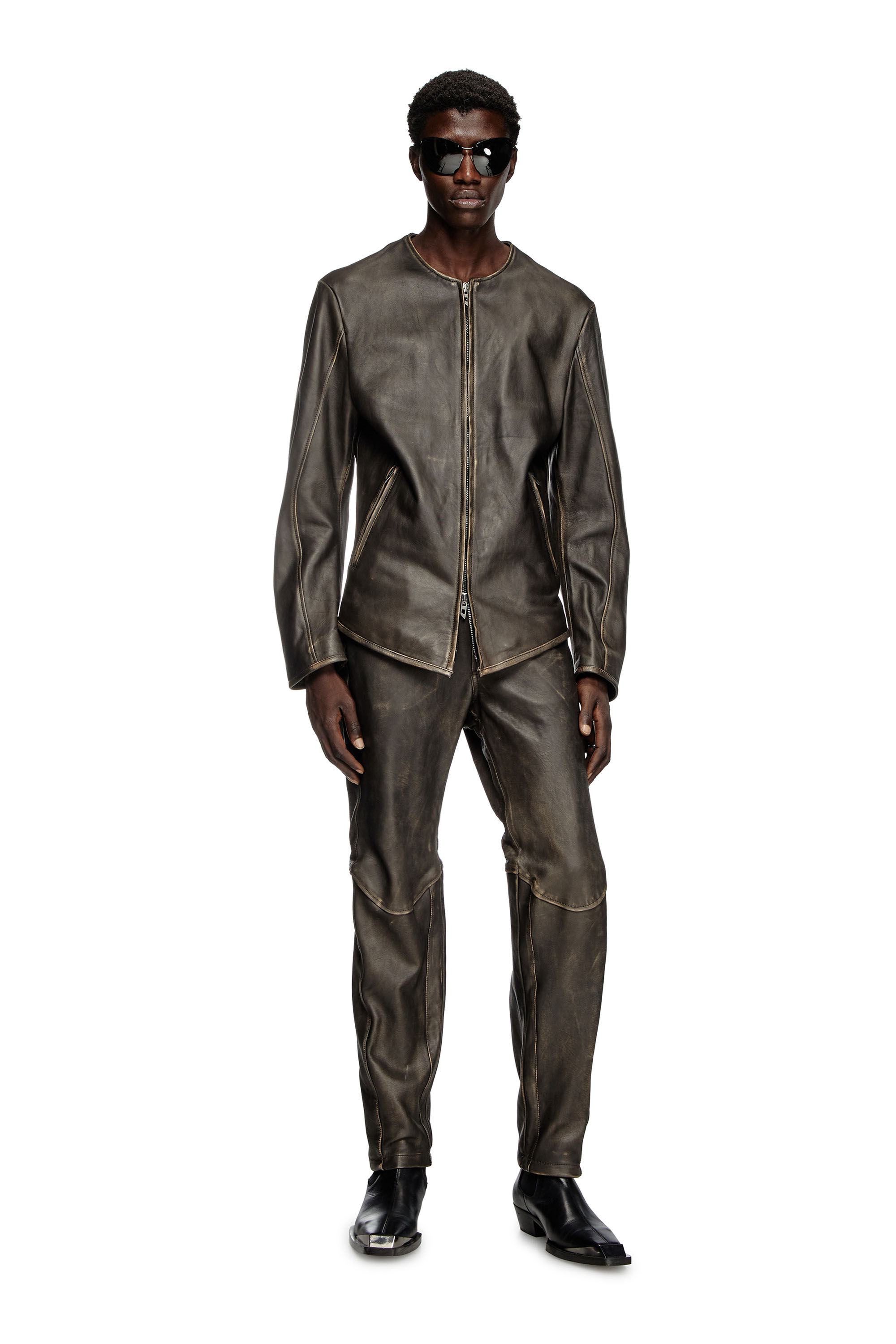 Chaqueta biker piel outlet
