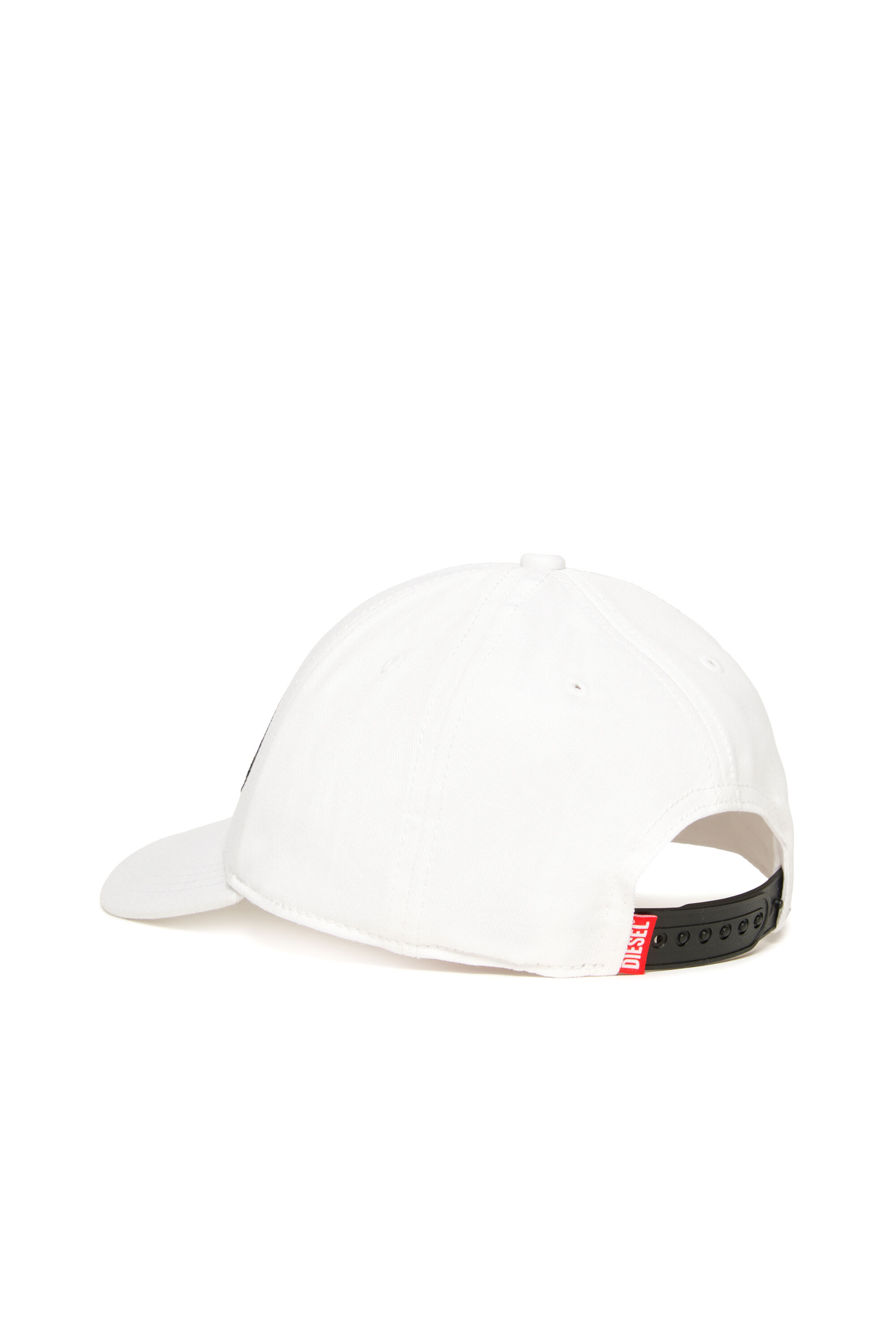 Diesel - FRENDIL, Gorra de béisbol con bordado Oval D Hombre in Blanco - 2