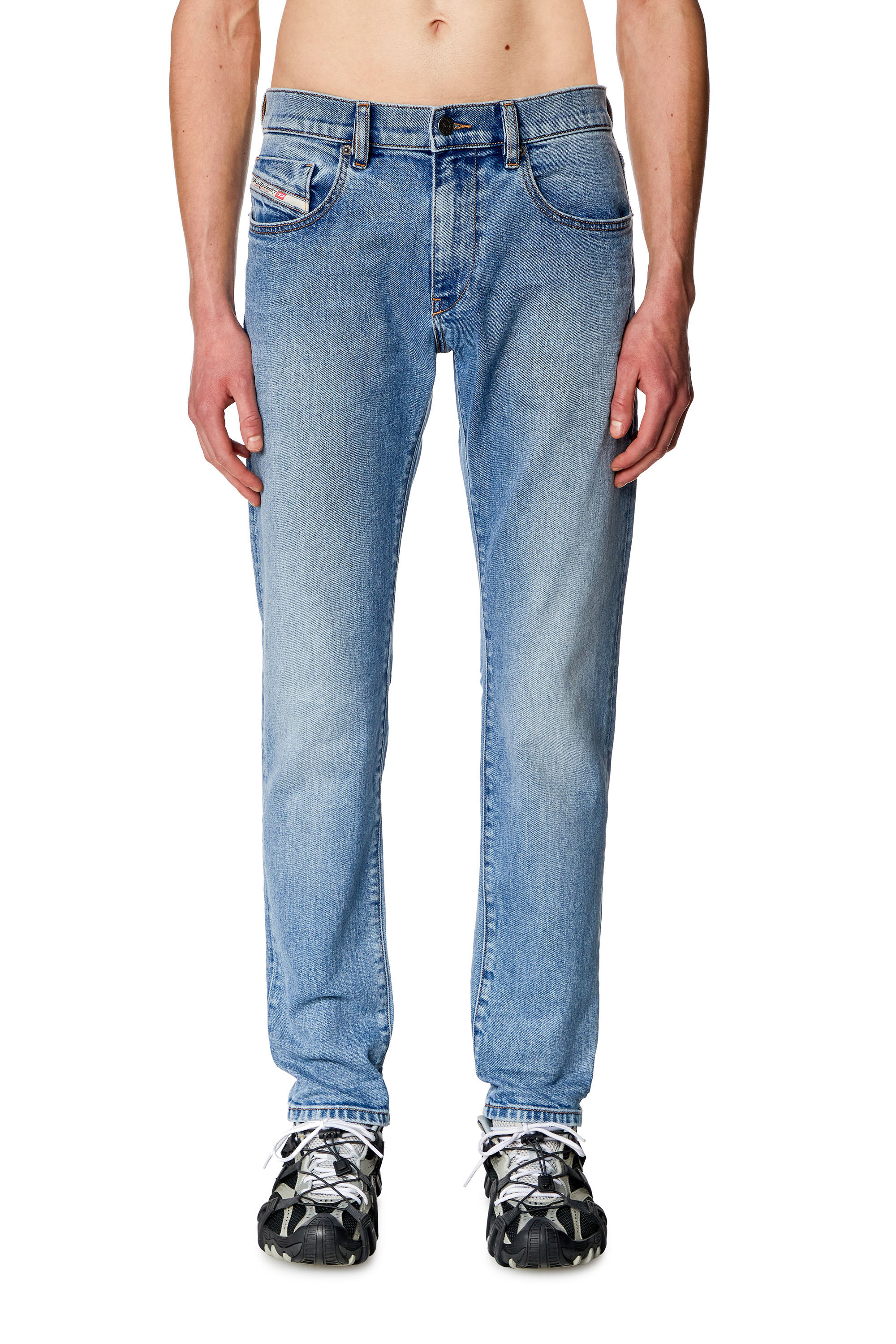 Diesel - Slim Jeans 2019 D-Strukt 0CLAF, Azul Claro - Image 3