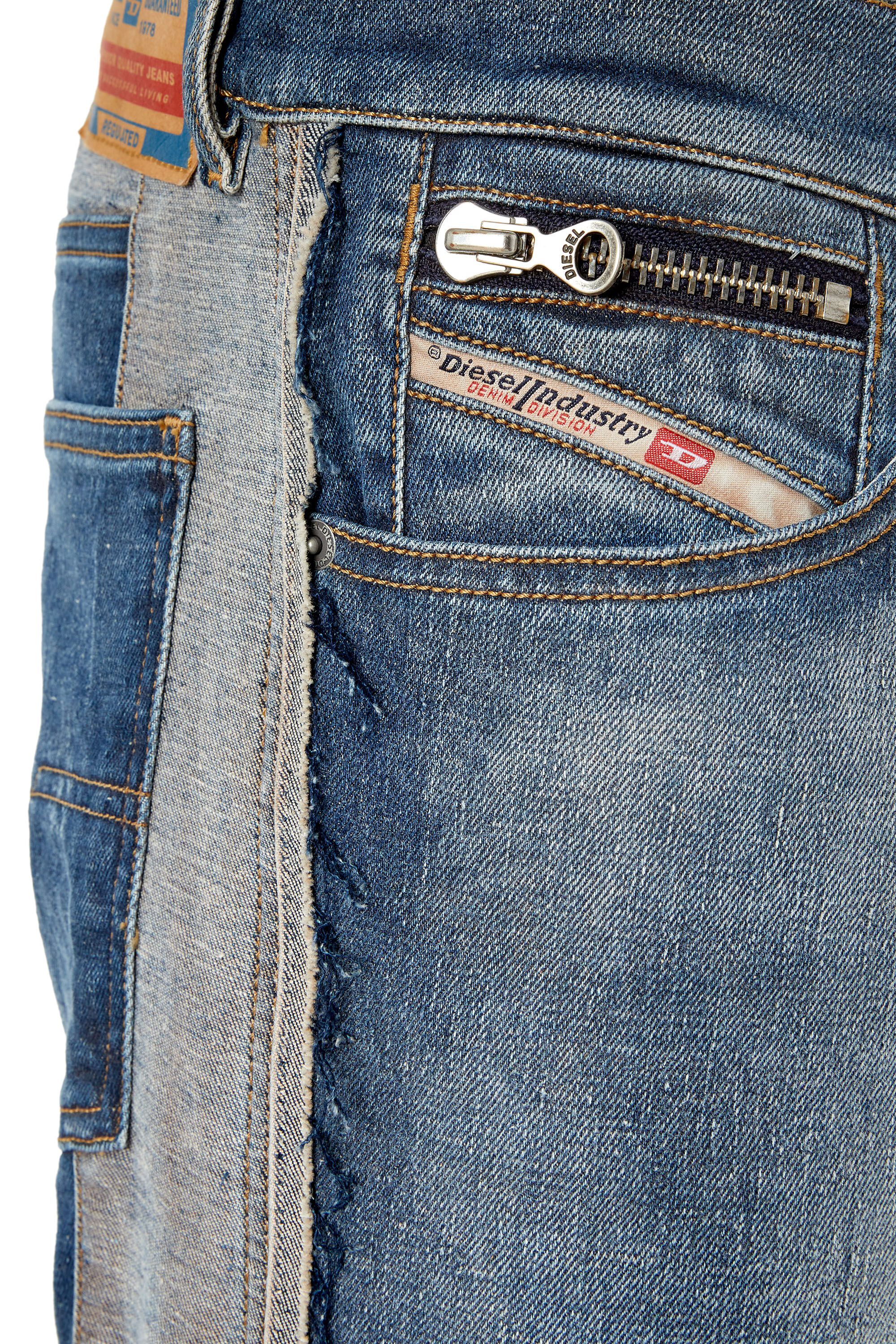 Diesel - 1995 D-Sark 09F39 Straight Jeans, Azul Oscuro - Image 5