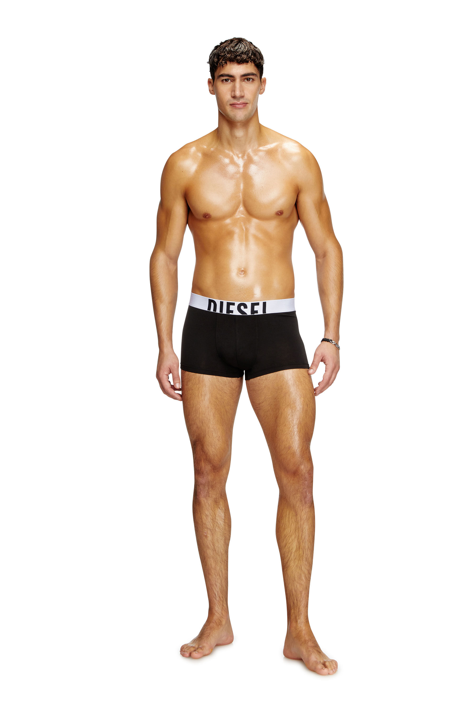 Diesel - DAMIEN-D-POP-3PACK-40, Paquete de tres bóxers ajustados de algodón elástico Hombre in Multicolor - 1