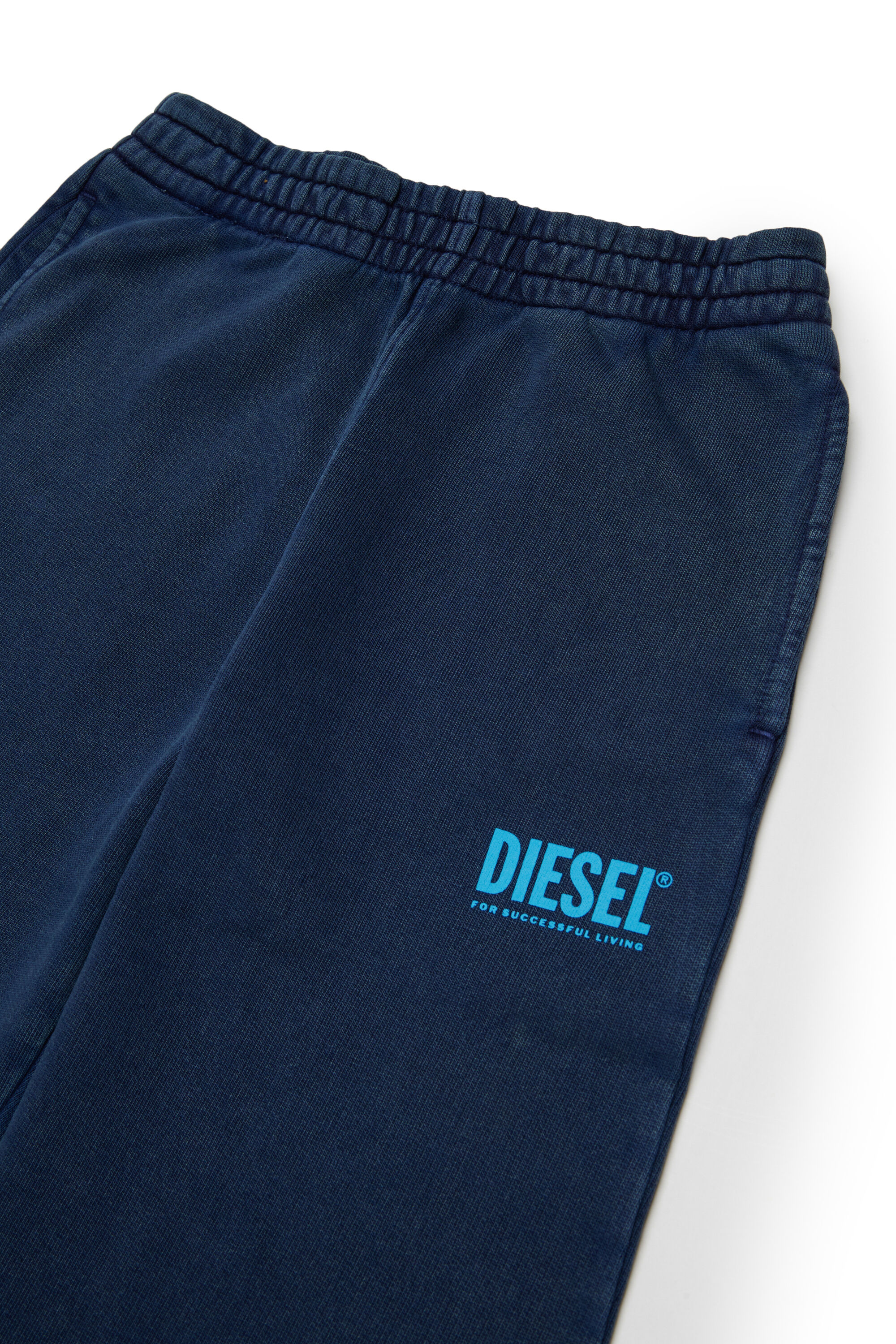 Diesel - PTISEL, Pantal&oacute;n de algod&oacute;n con estampado de logo Hombre in Azul marino - 3