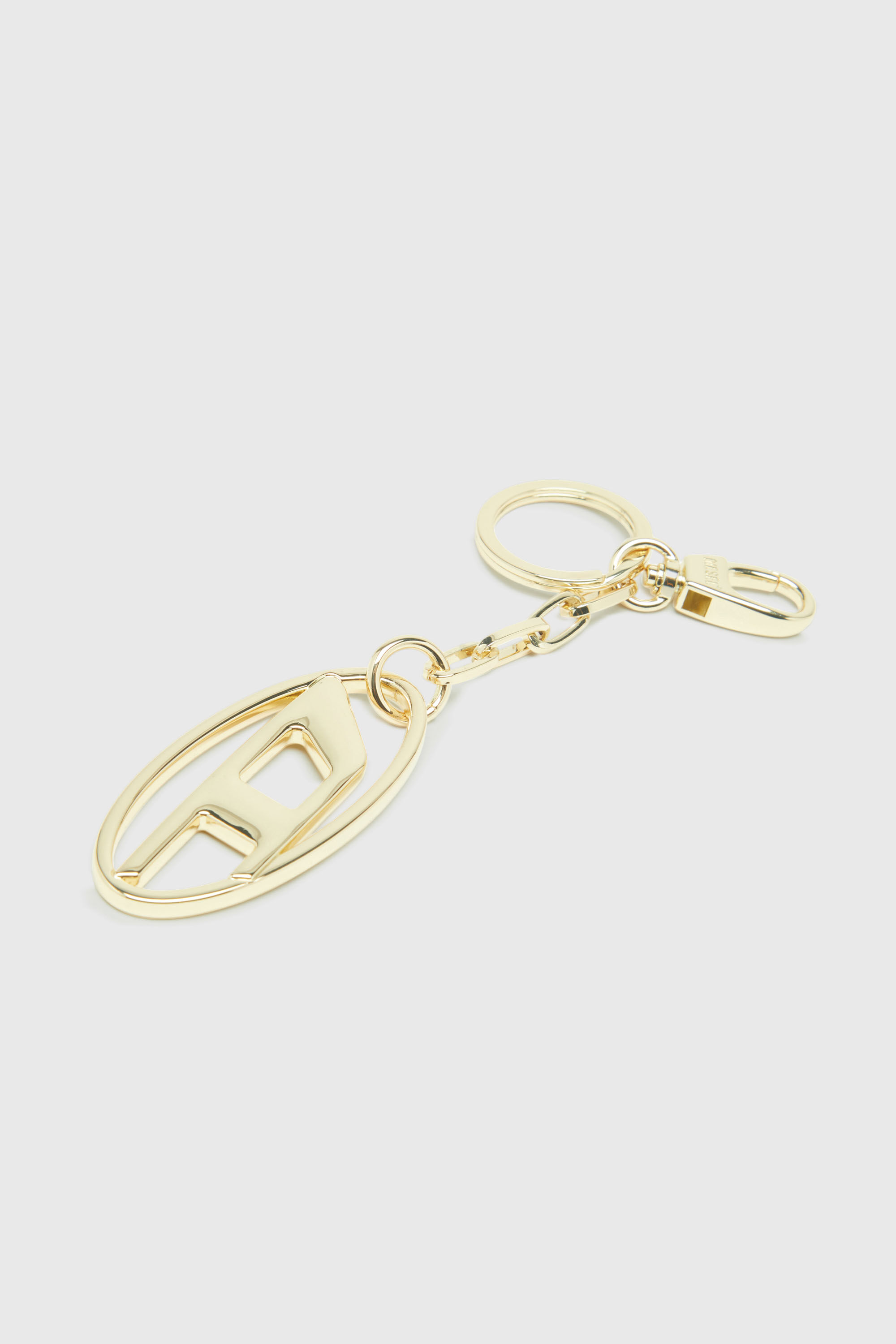 Diesel - HOLY-C, Llavero met&aacute;lico con placa del logotipo Unisex in Dorado - 2