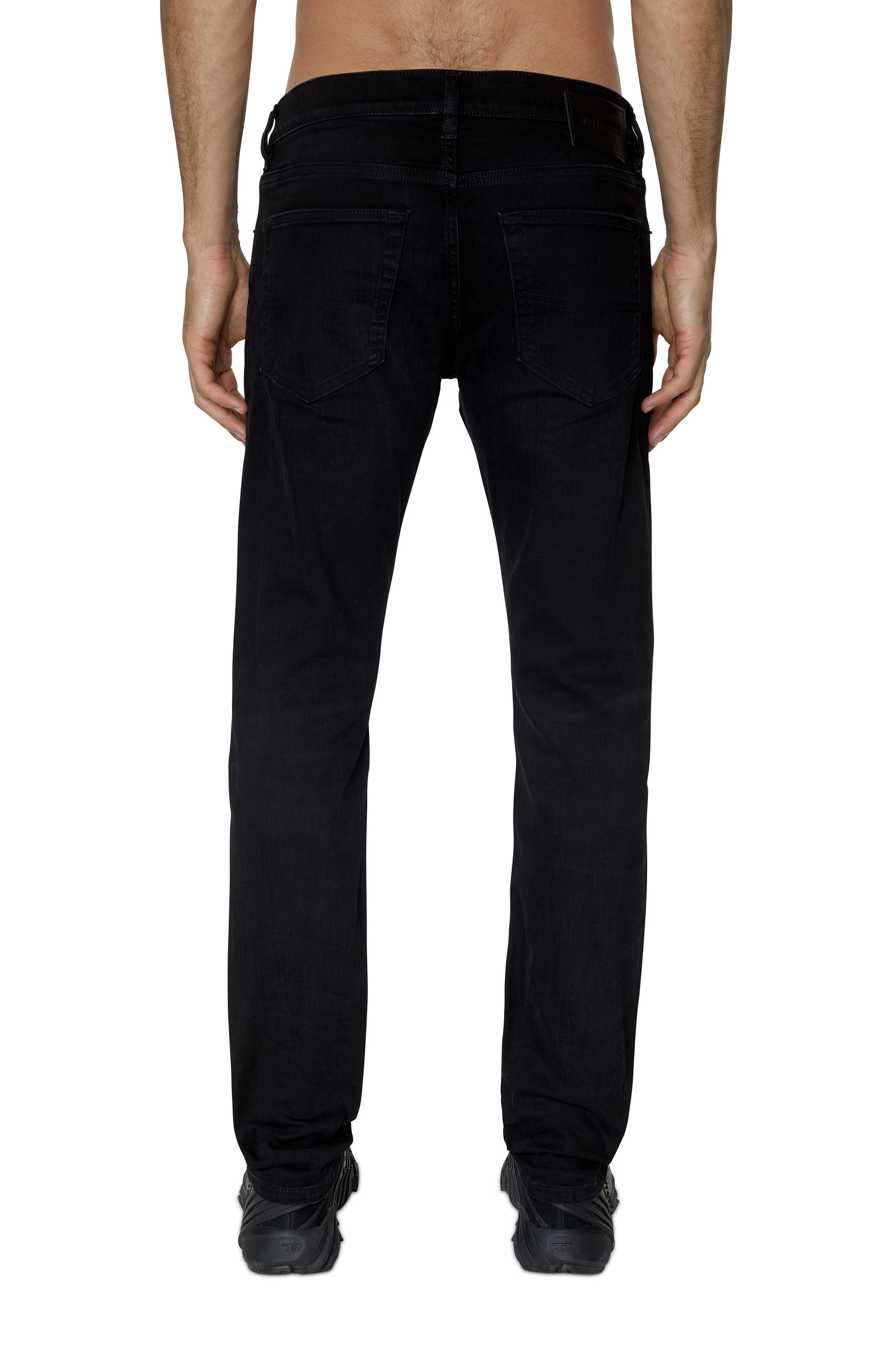 Diesel - D-Luster 0ELAY Slim Jeans, Negro/Gris oscuro - Image 4