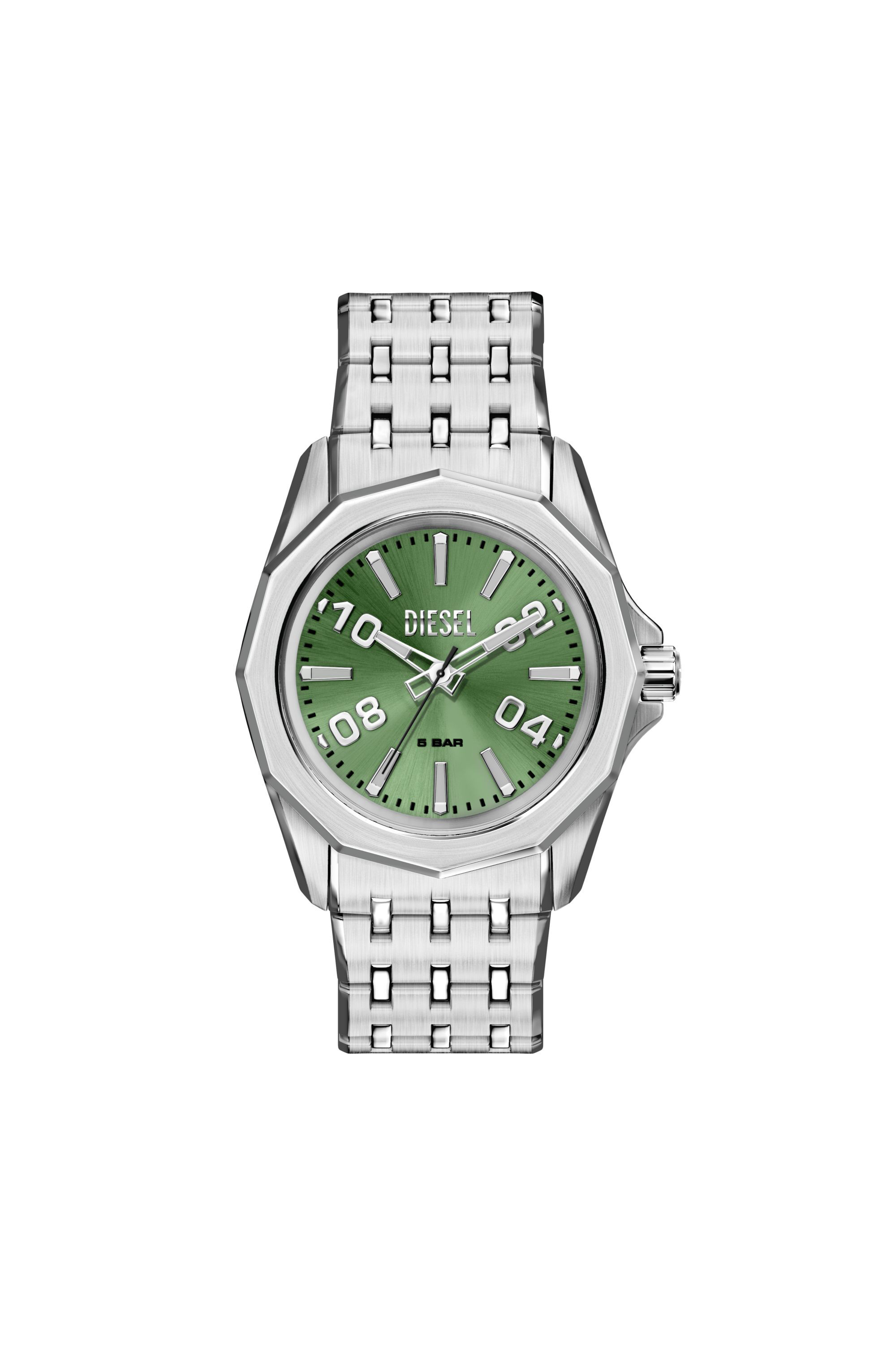 Diesel - DZ2237 WATCH, Reloj Stinger de acero inoxidable Hombre in Plateado - 1