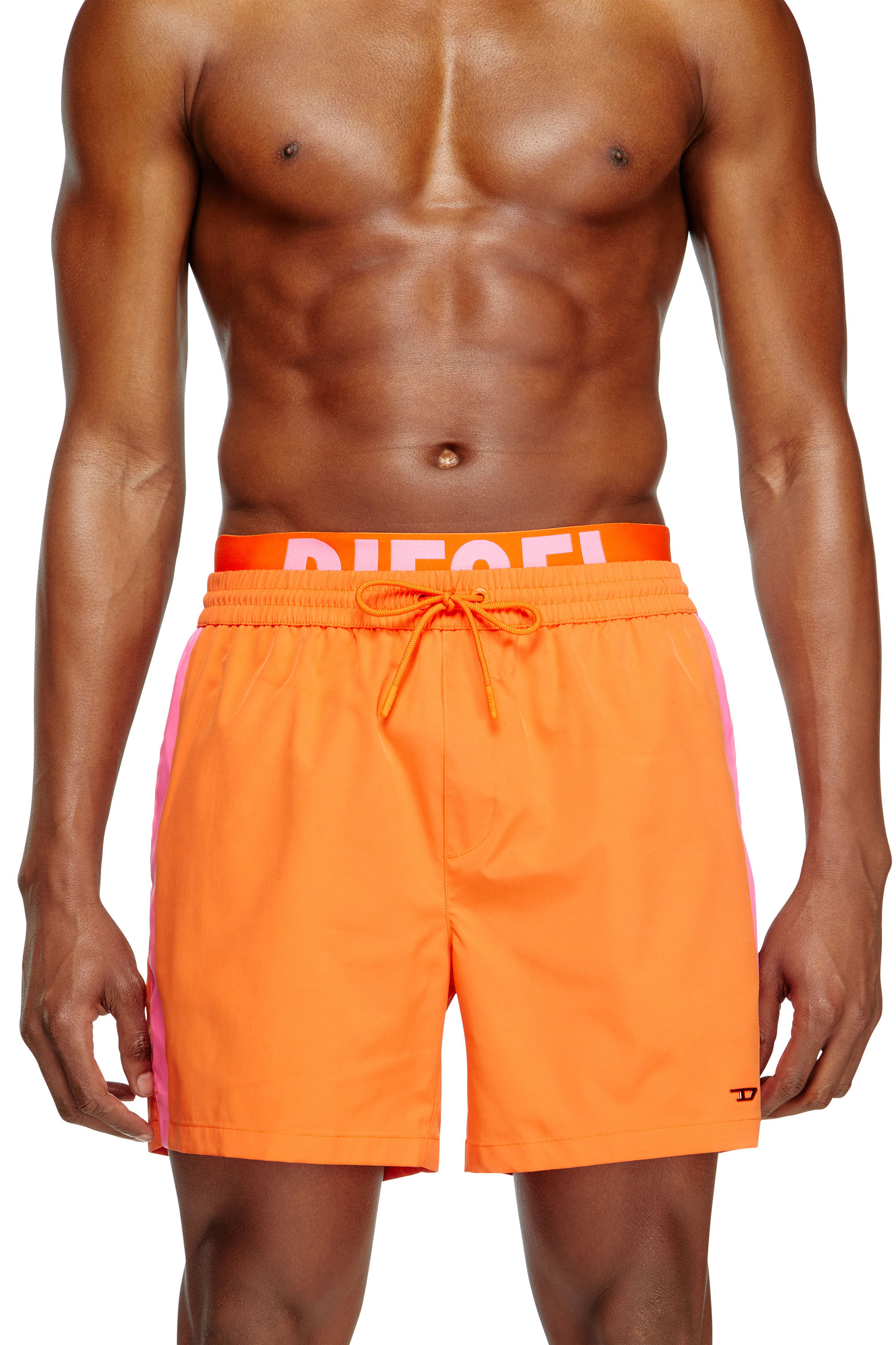 Diesel - VISPER-41-D-POP, Bañadores de longitud media con cintura híbrida Hombre in Multicolor - 1