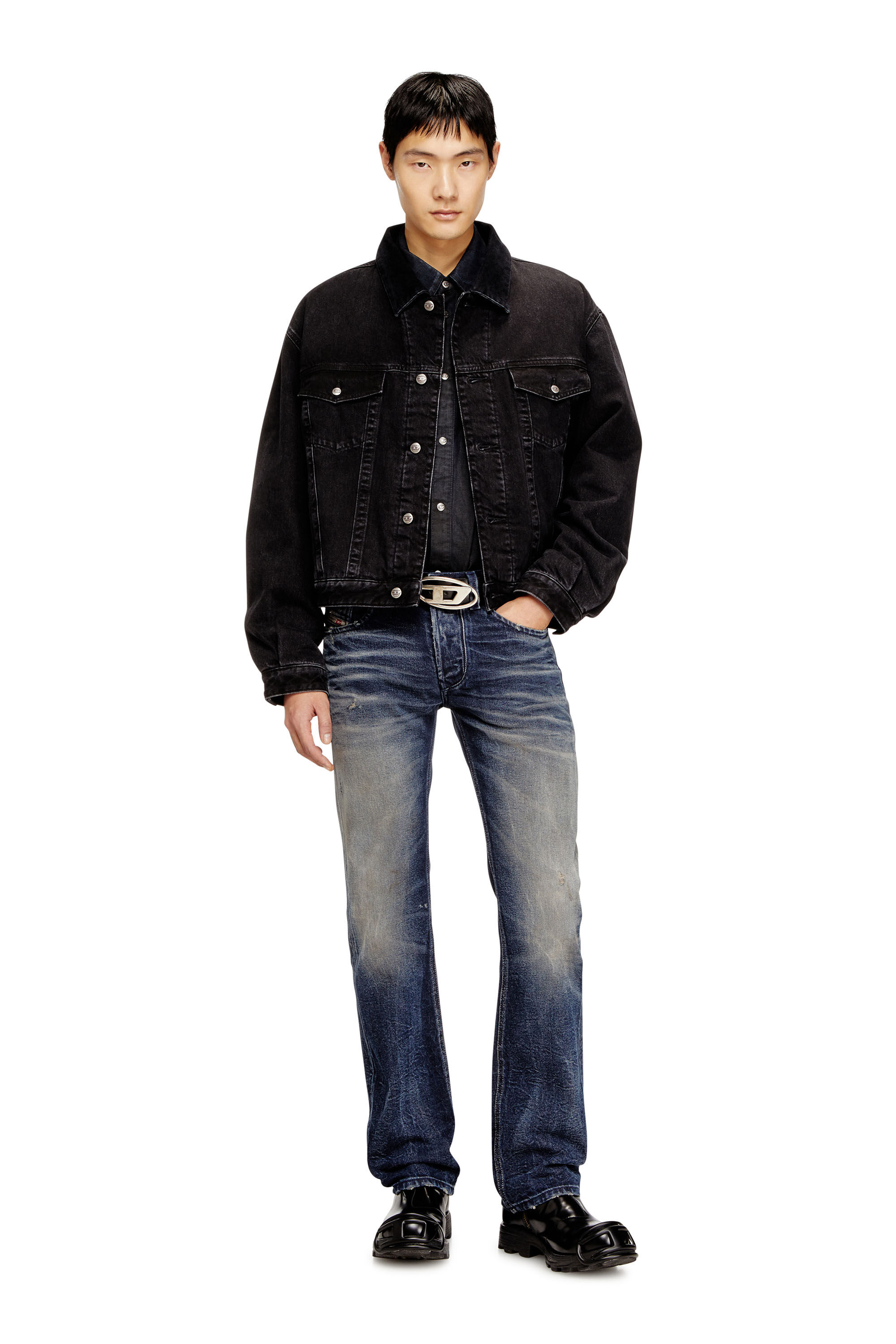 Diesel - Regular Jeans 1985 Larkee 09N57 Hombre, Azul Oscuro - 1