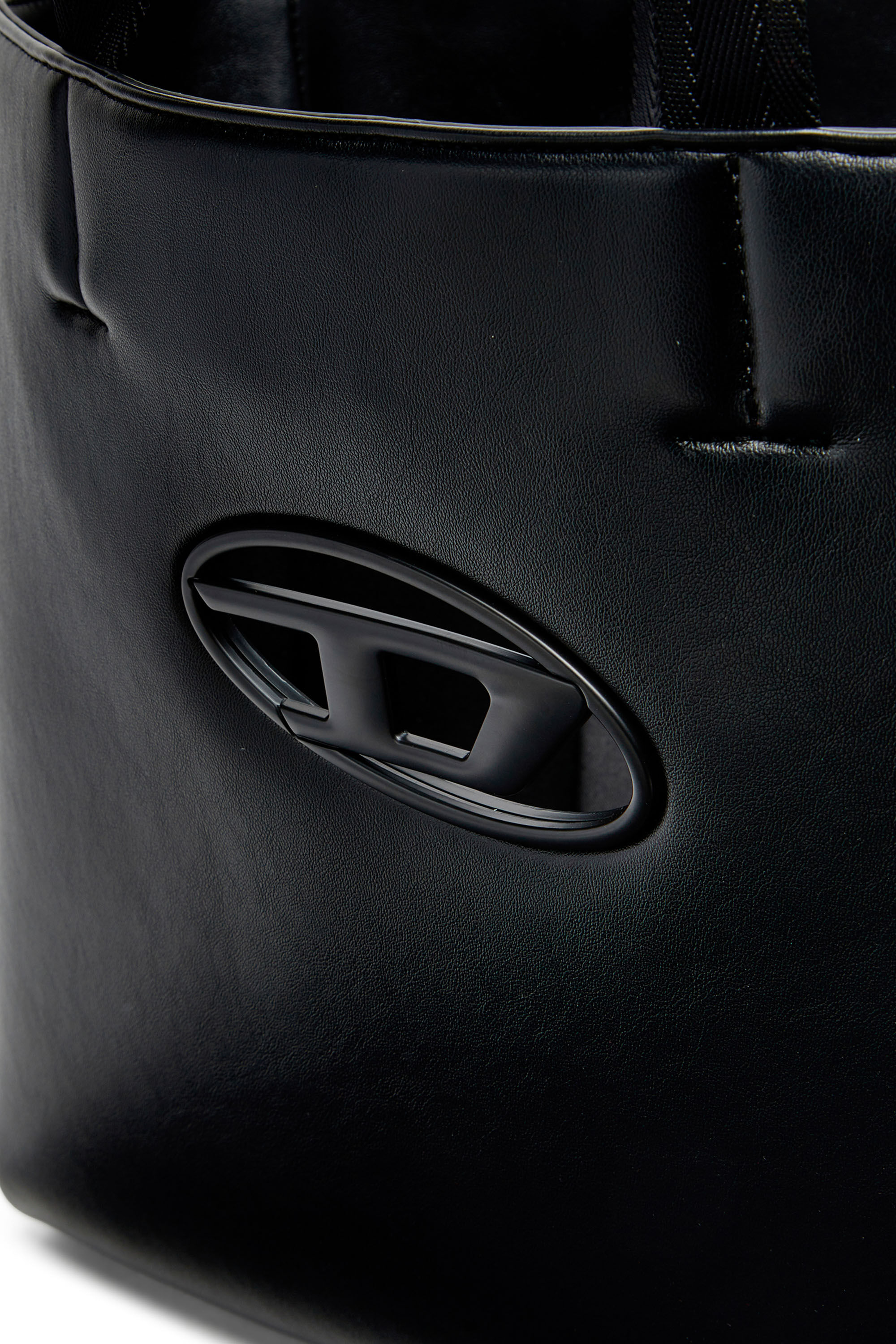 Diesel - HOLI-D SHOPPER EW, Holi-D-Bolso shopper cuadrado de neopreno reforzado Unisex in Negro - 2