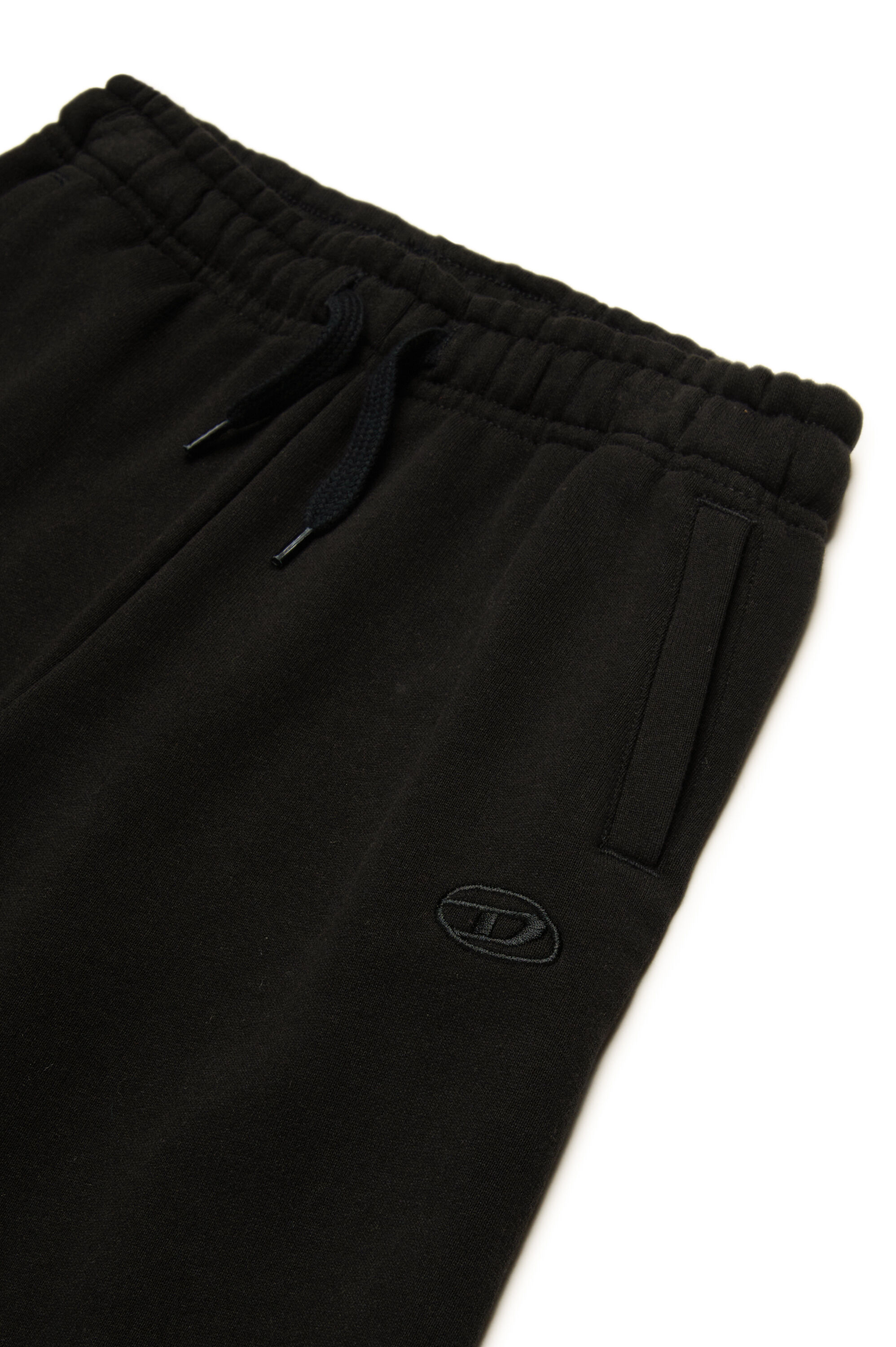 Diesel - PBETTYMEGOVALD, Pantalones deportivos cortos con bordado Oval D Hombre in Negro - 3