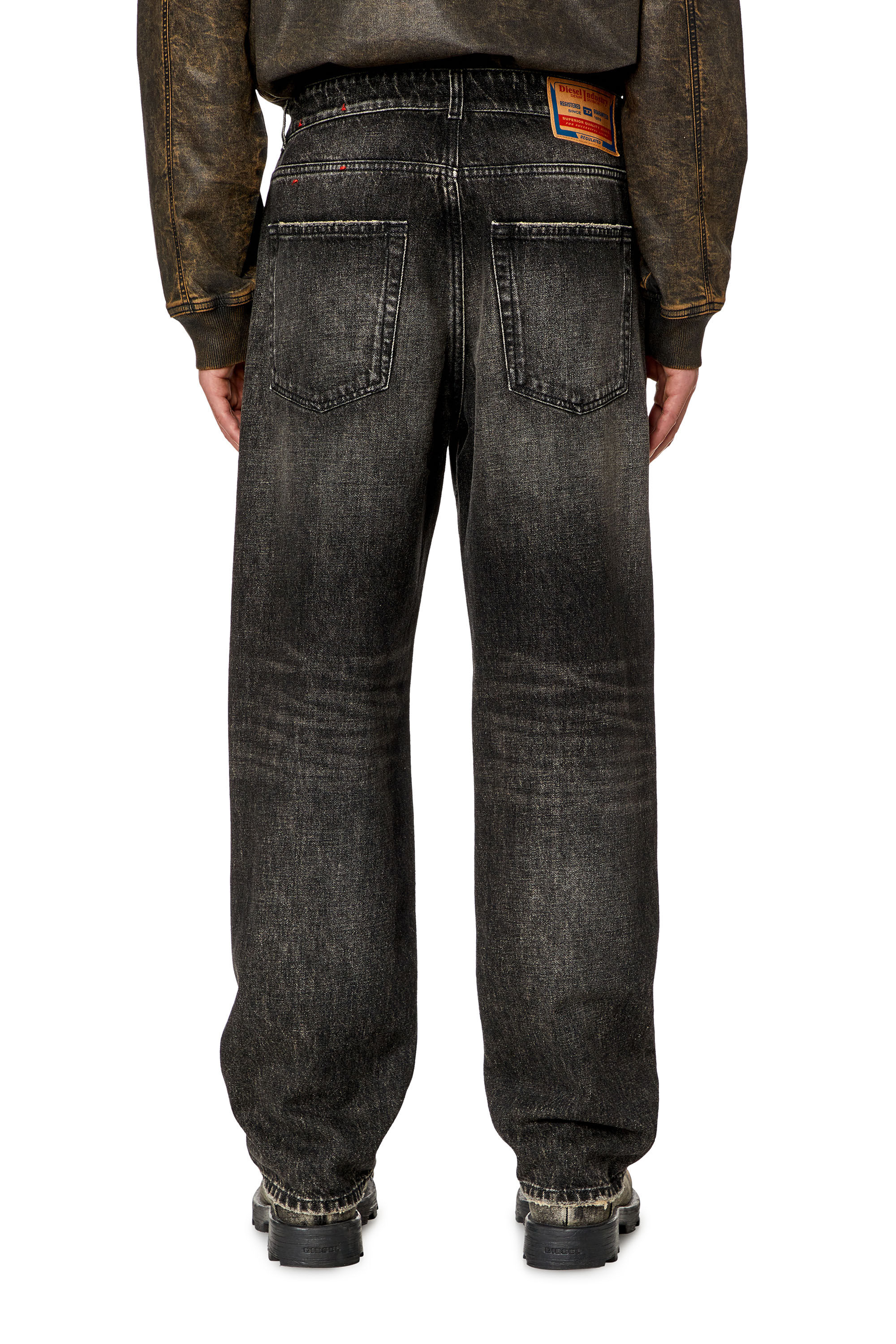 Diesel - Straight Jeans 2010 D-Macs 0JGAE, Negro/Gris oscuro - Image 4