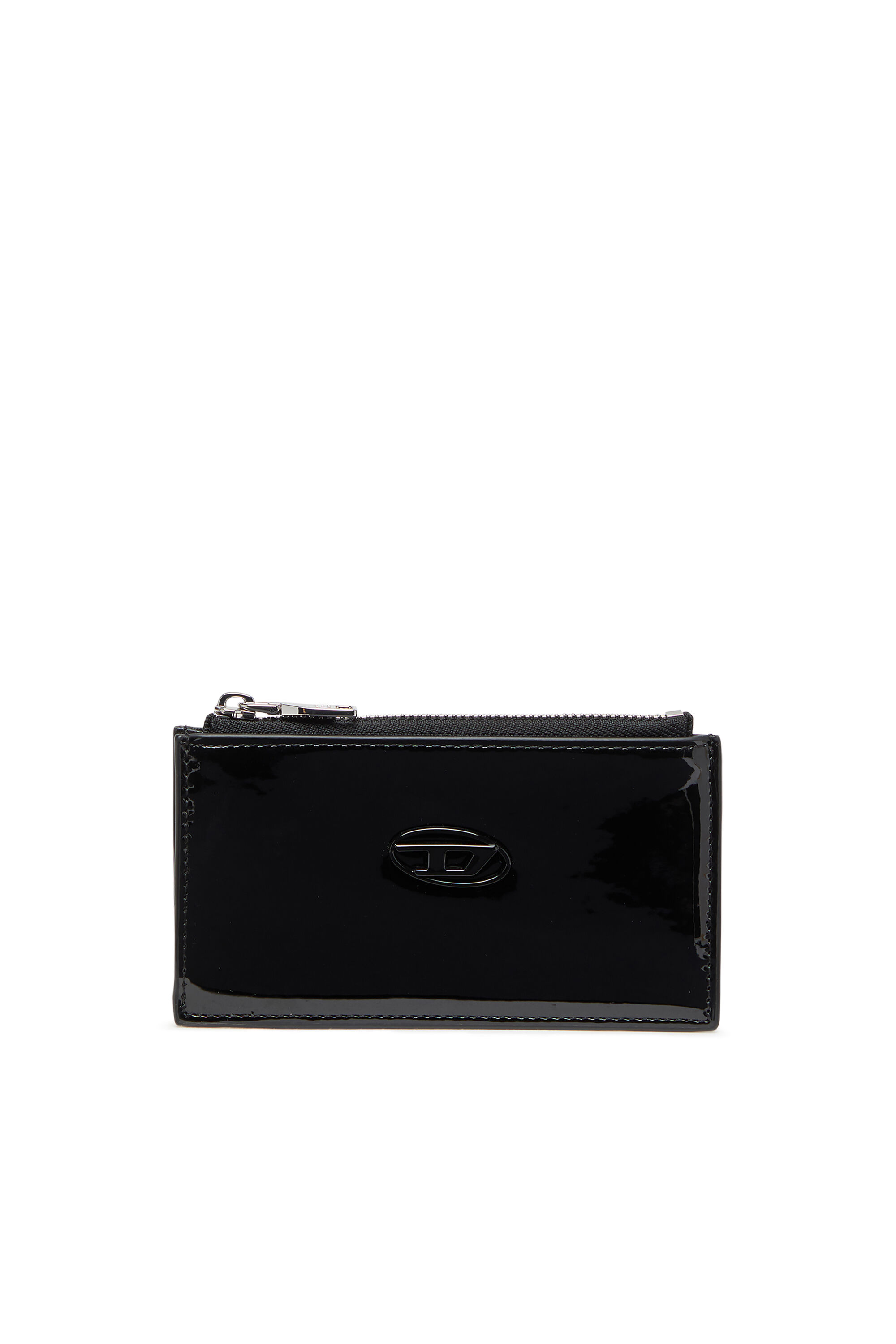 Diesel - PLAY CARD HOLDER III, Tarjetero con acabado brillante Mujer in Negro - 1