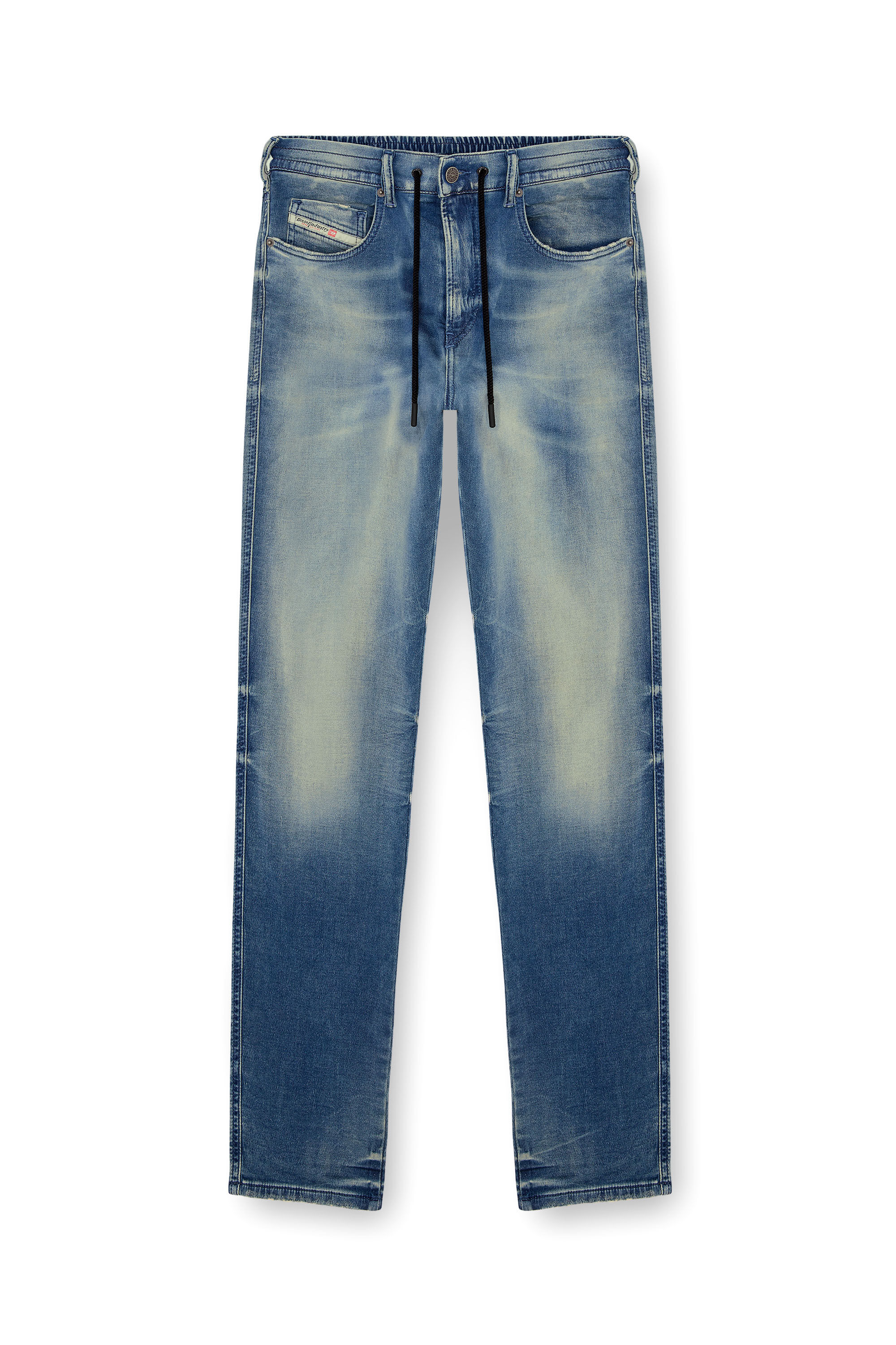 Diesel - Hombre Slim 2060 D-Strukt Joggjeans® 068MG, Azul medio - Image 2