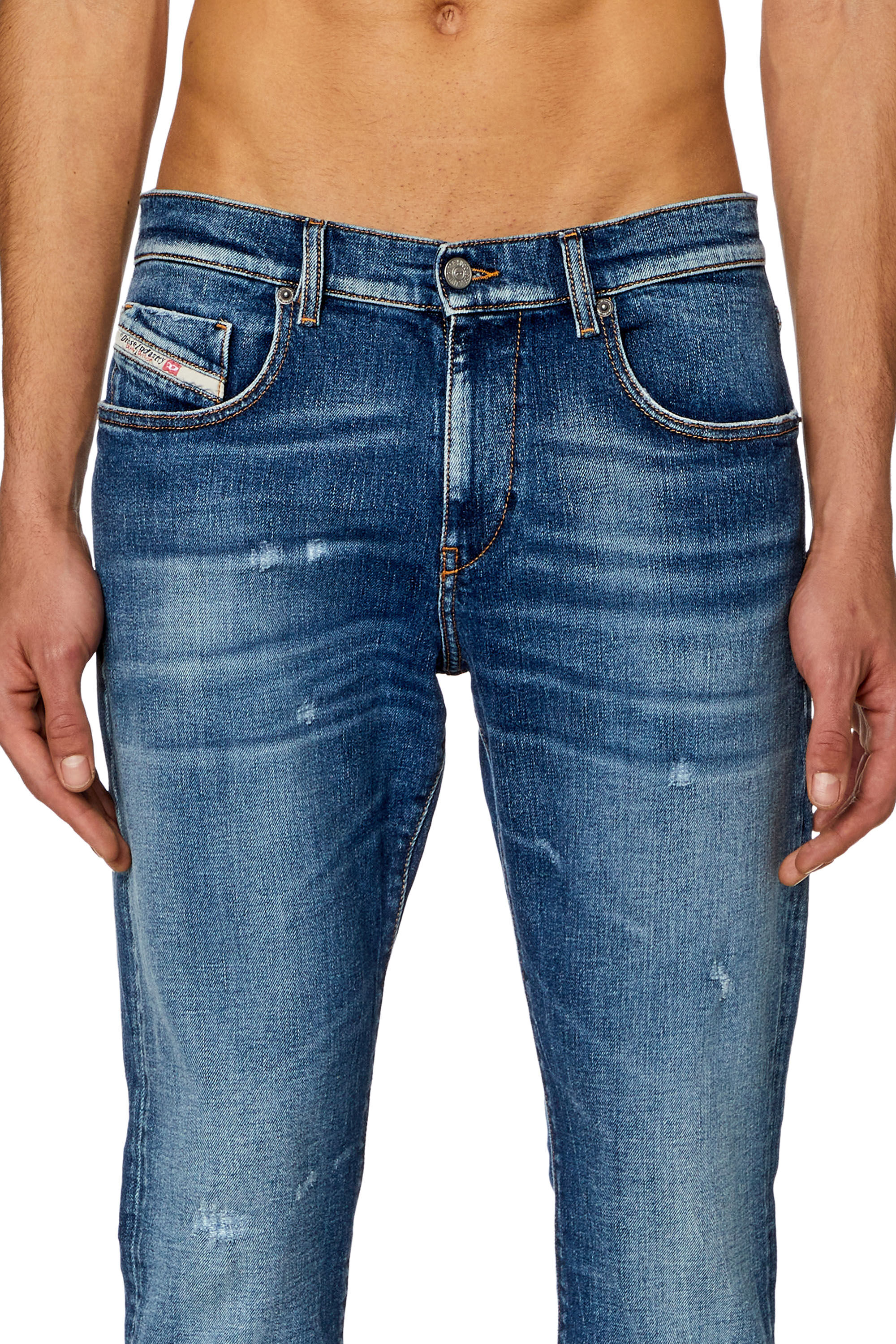 Diesel - Slim Jeans 2019 D-Strukt 007T3, Azul medio - Image 5