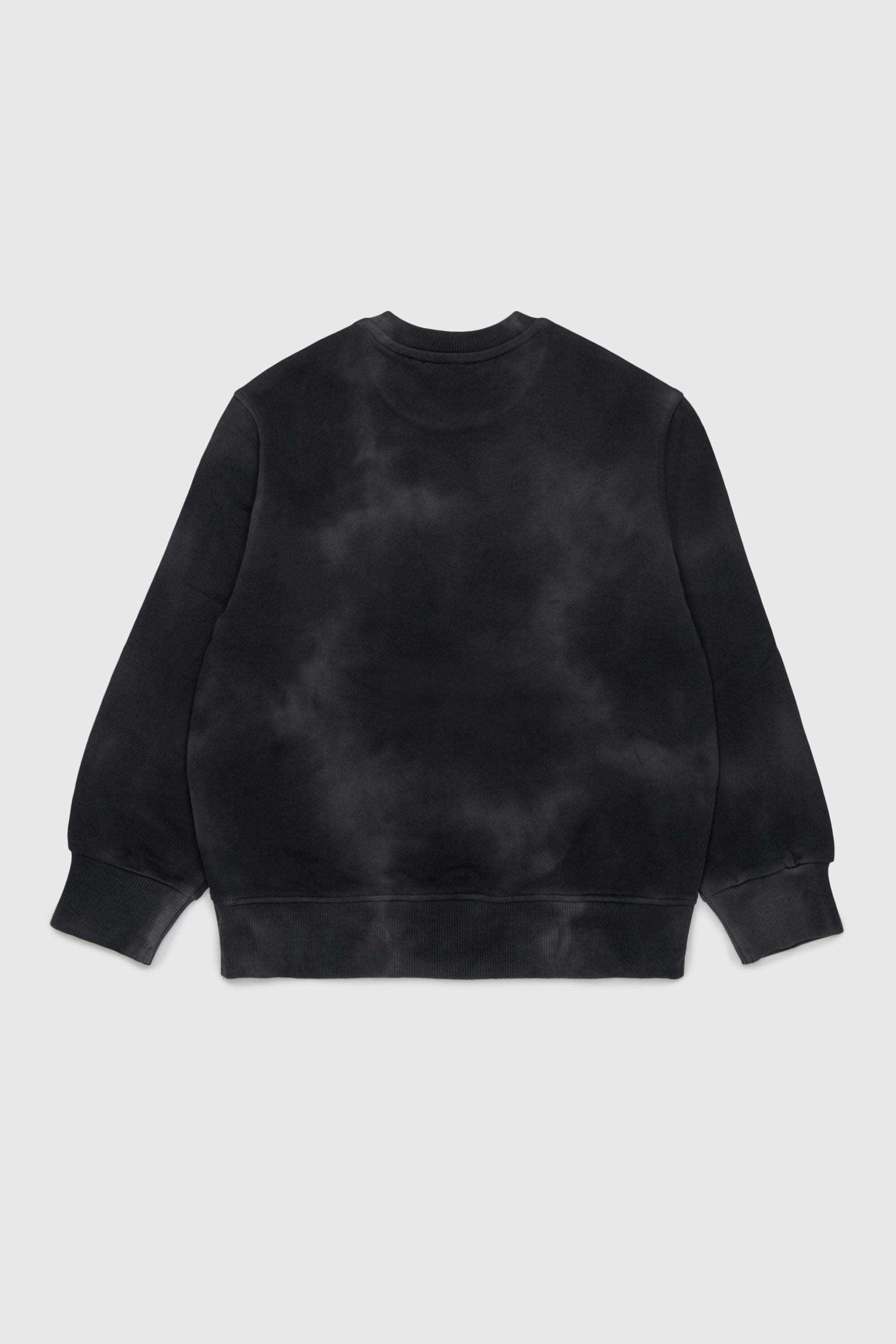 Diesel - SFIN OVER, Sudadera efecto nublado con motivo de f&eacute;nix Hombre in Negro - 2