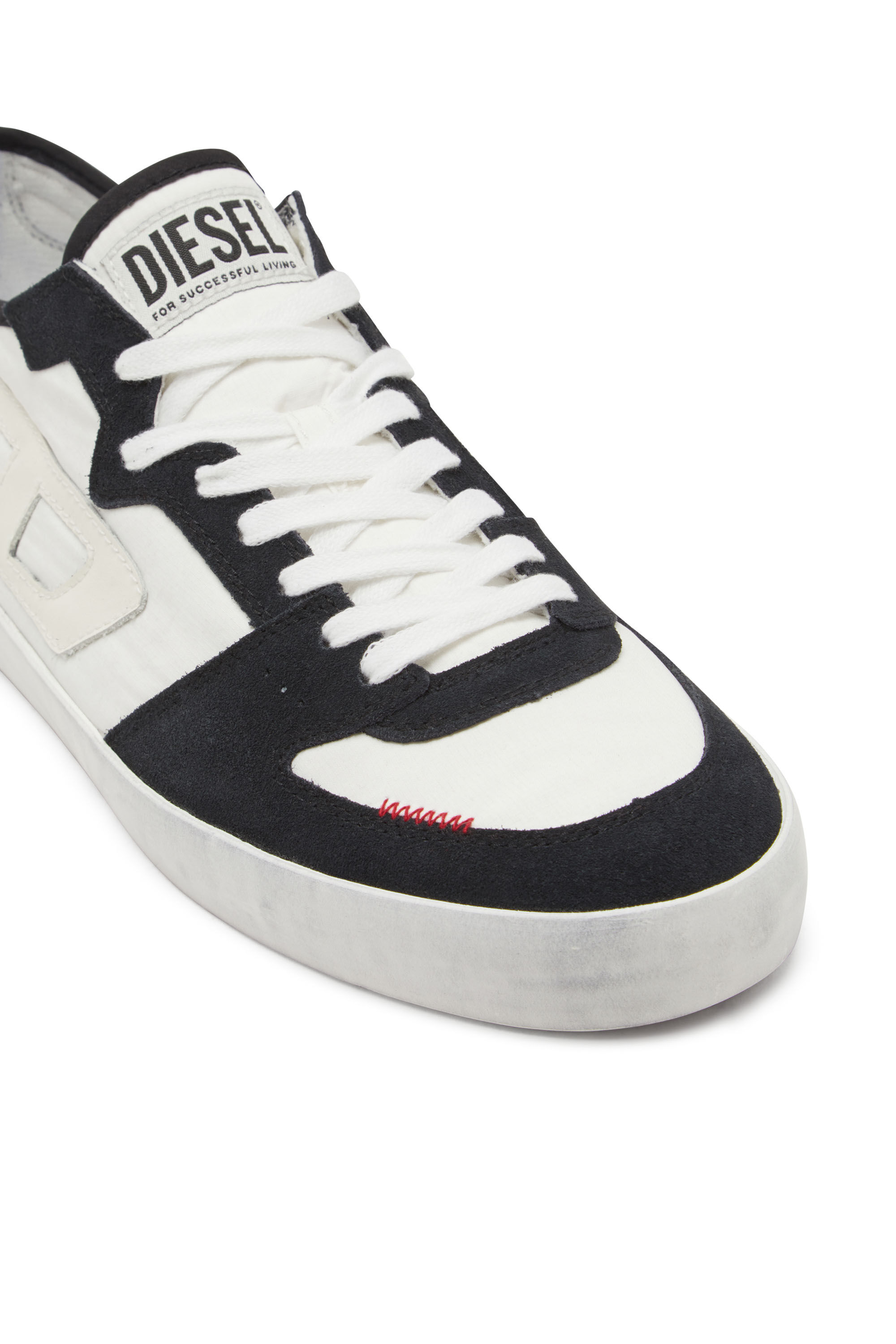 Diesel - S-LEROJI D-1 LOW, S-Leroji D-Deportivas de ripstop acolchado y gamuza Hombre in Multicolor - 5
