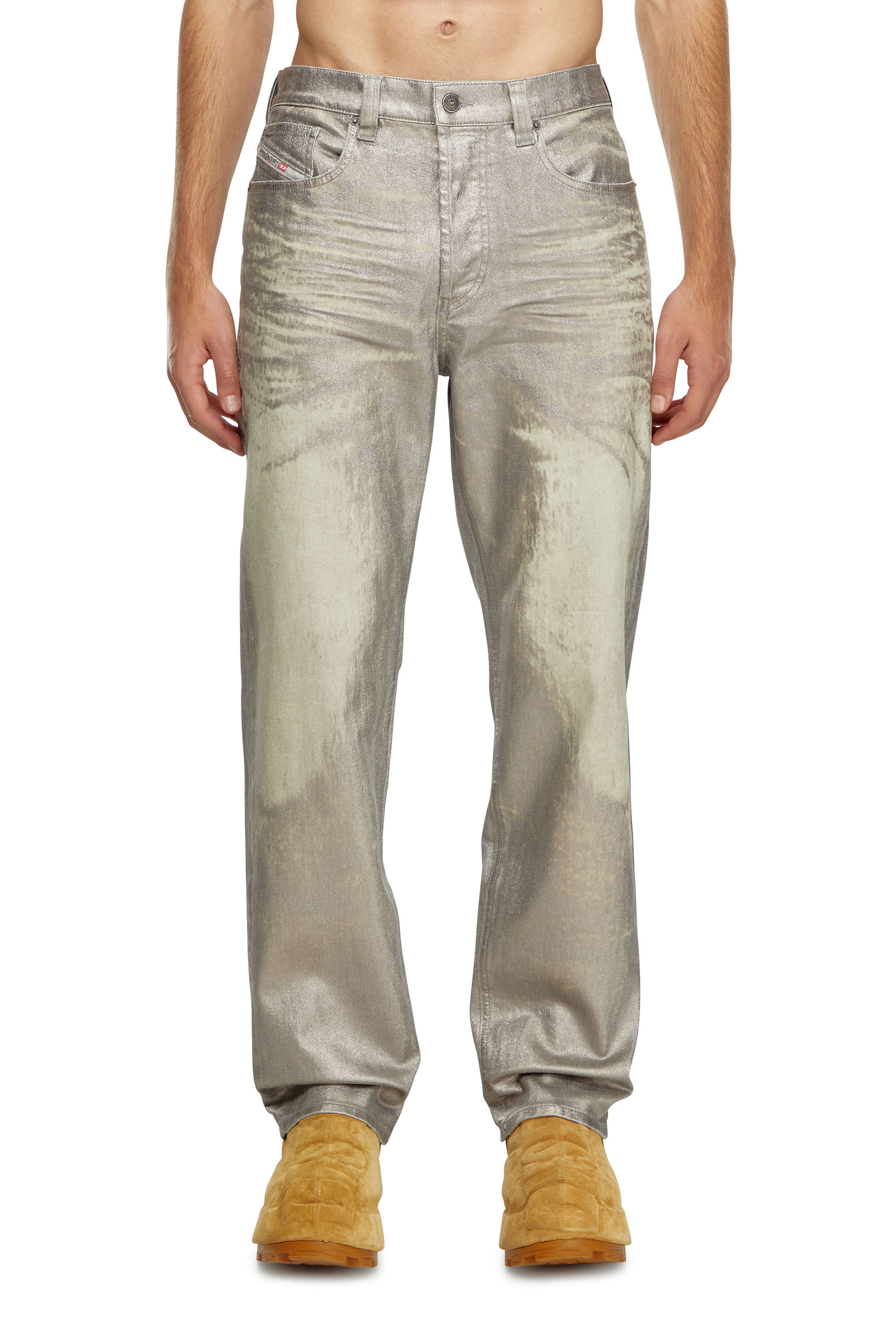 Diesel - Regular Jeans 2024 D-Macs 0CBCZ Hombre, Gris - 3