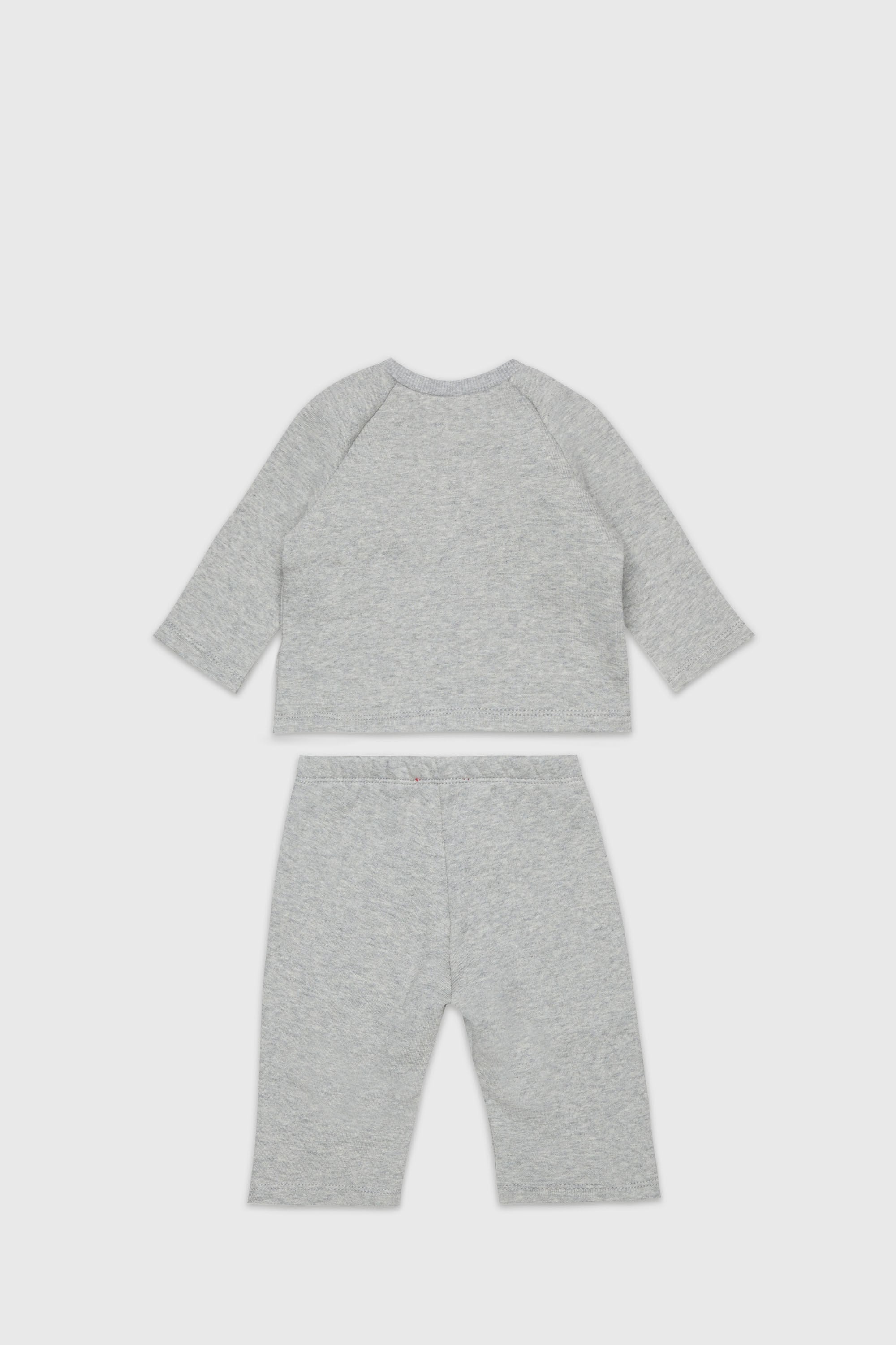 Diesel - SLUPY-SET-NB, Unisex's Newborn clothing set with logo print in Grey - 2