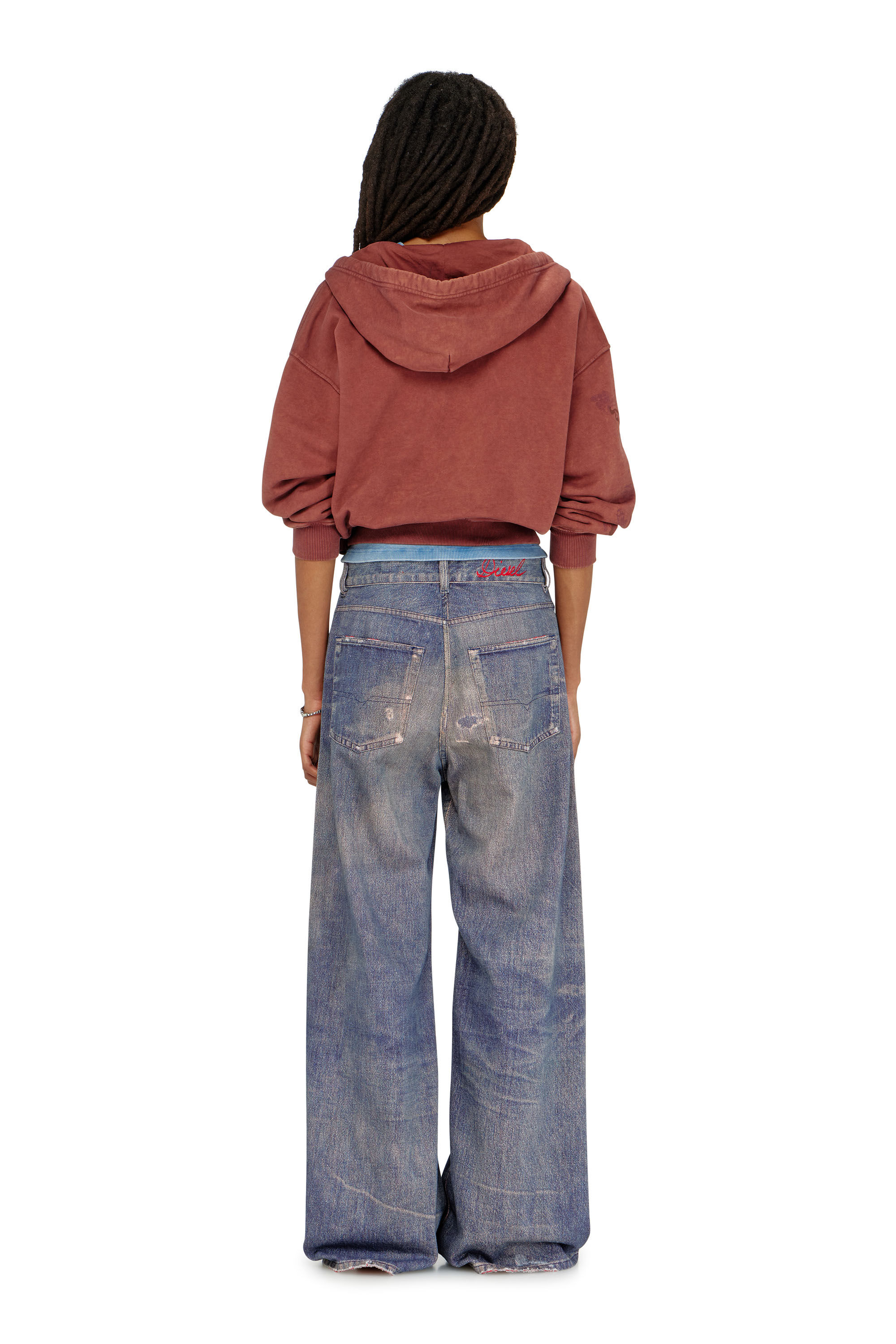 Diesel - Relaxed Jeans 1996 D-Sire 09P95 Mujer, Azul Oscuro - 3