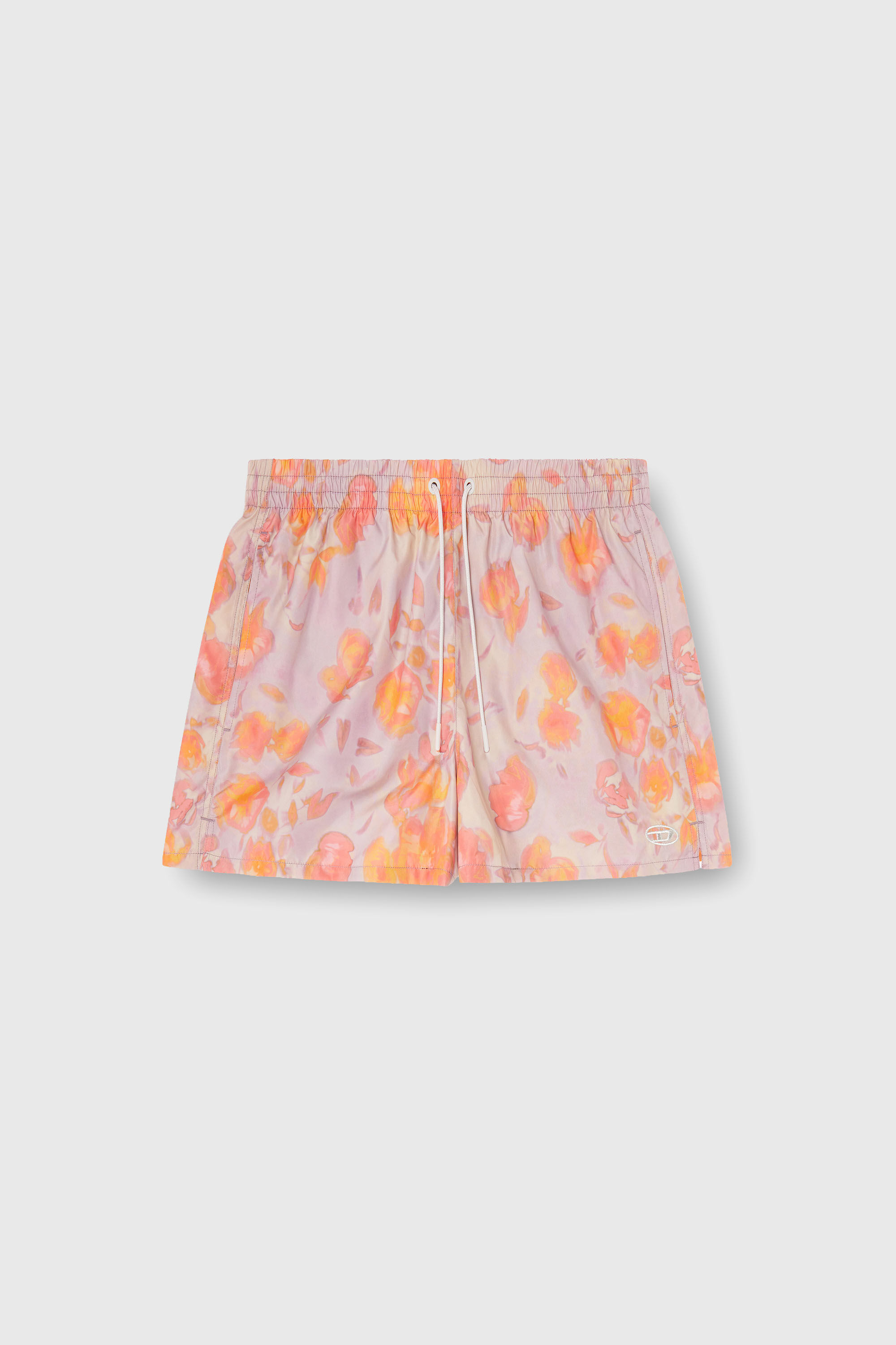 Diesel - OLLY-34-D-CORE, Ba&ntilde;ador met&aacute;lico con estampado floral Hombre in Morado - 4