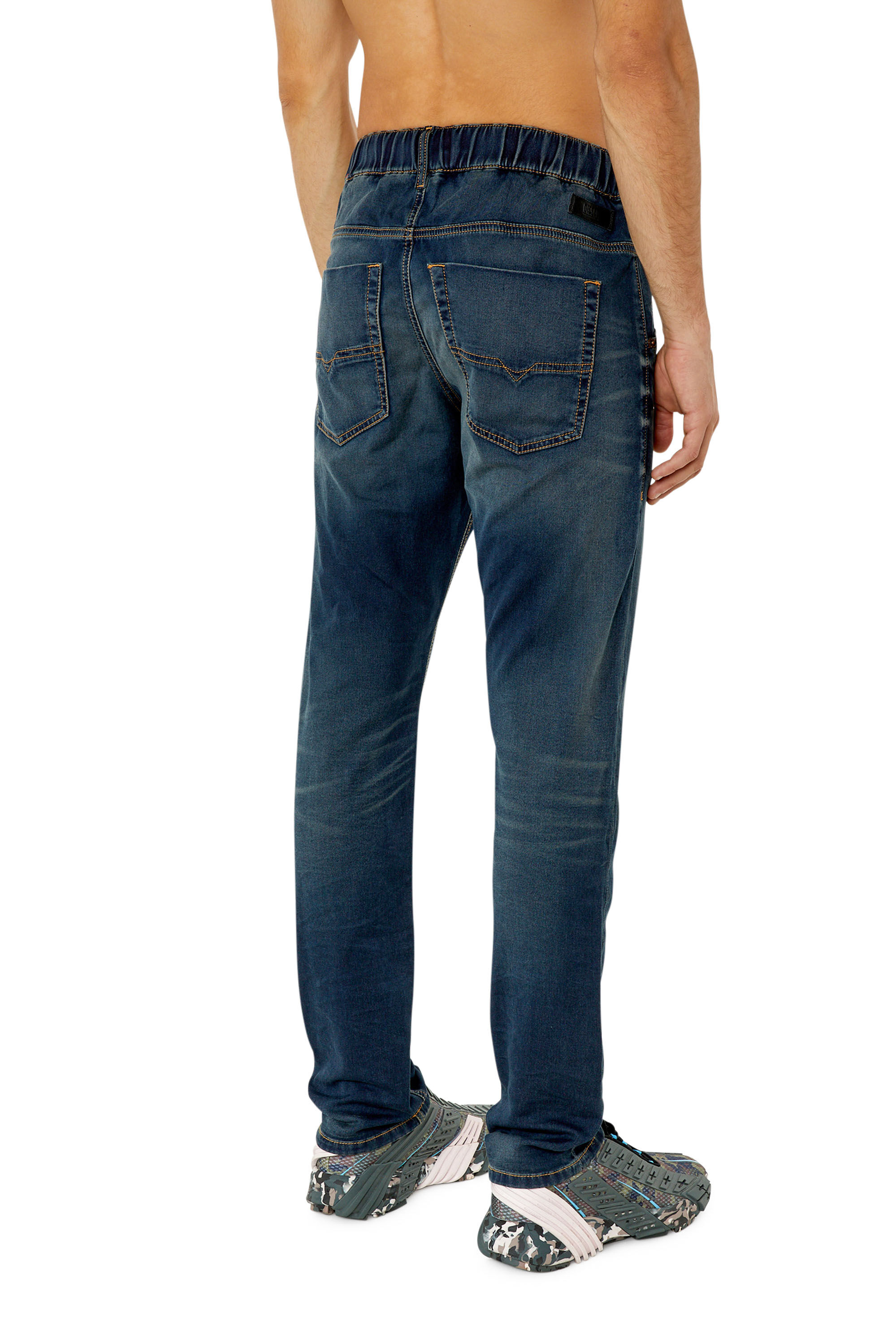 Diesel - Tapered 2030 D-Krooley Joggjeans® E69UB, Azul Oscuro - Image 4