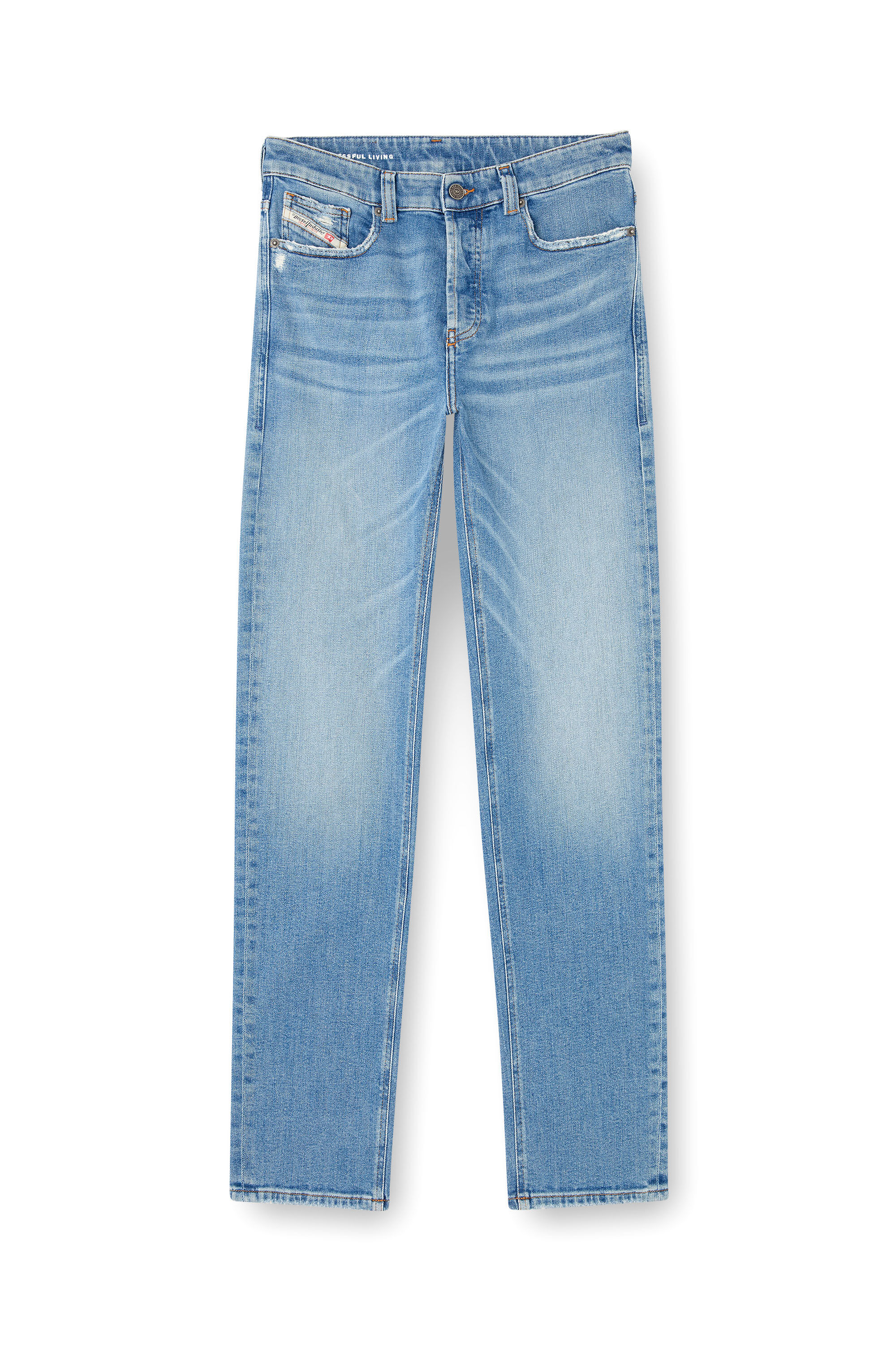 Diesel - Regular Jeans 1988 D-Ark 09M22 Mujer, Azul Claro - 2