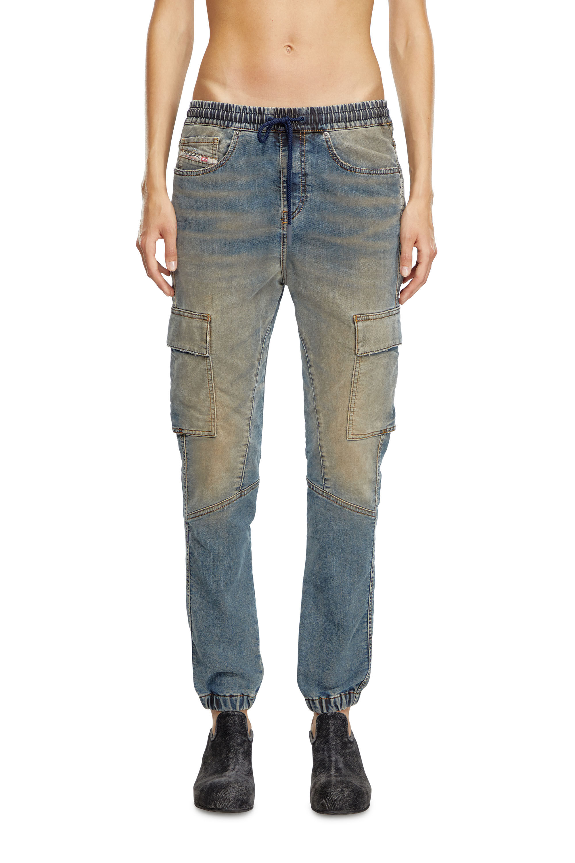 Diesel - Mujer Slim 2051 D-Ursy Joggjeans® 068MB, Azul medio - Image 3